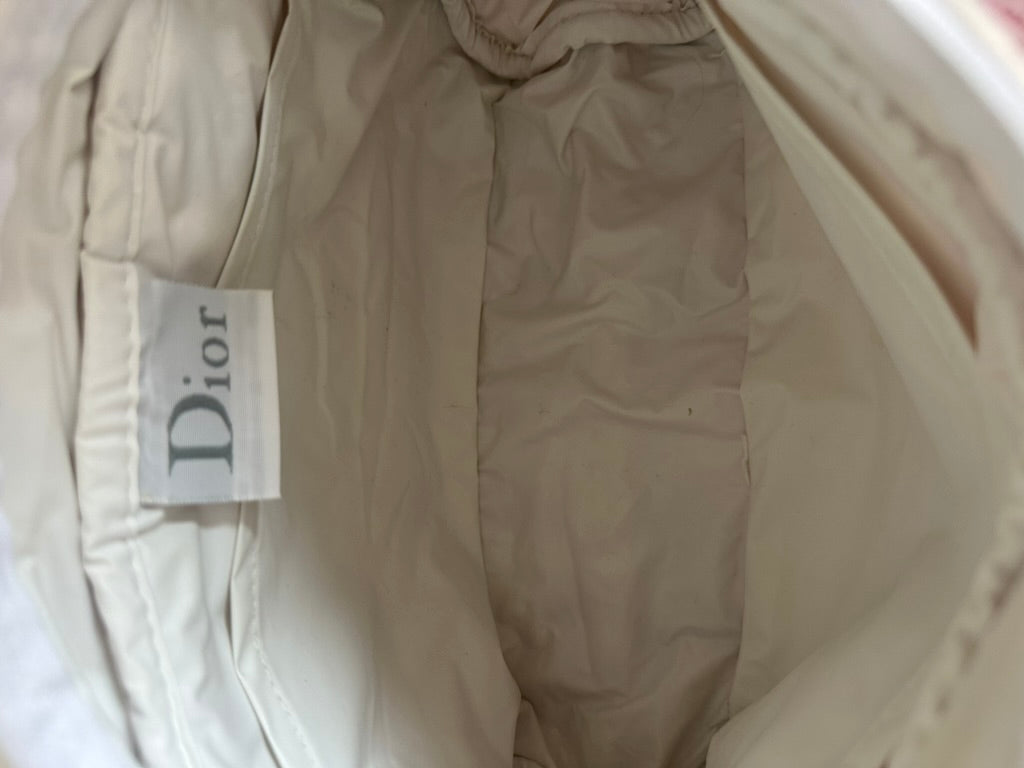 Christian Dior Pink Terrycloth Mini Bag