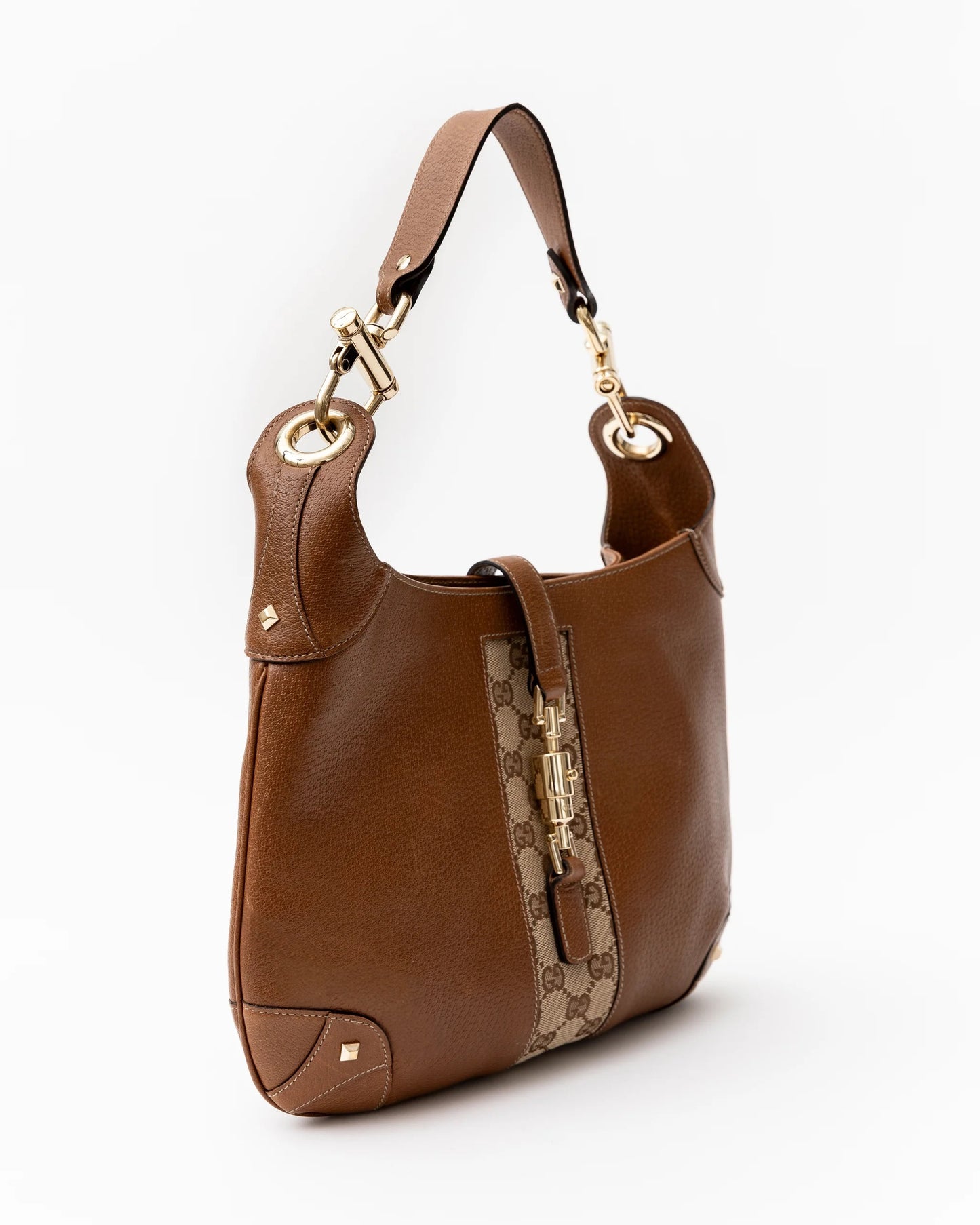 Gucci Leather Jackie Shoulder Bag