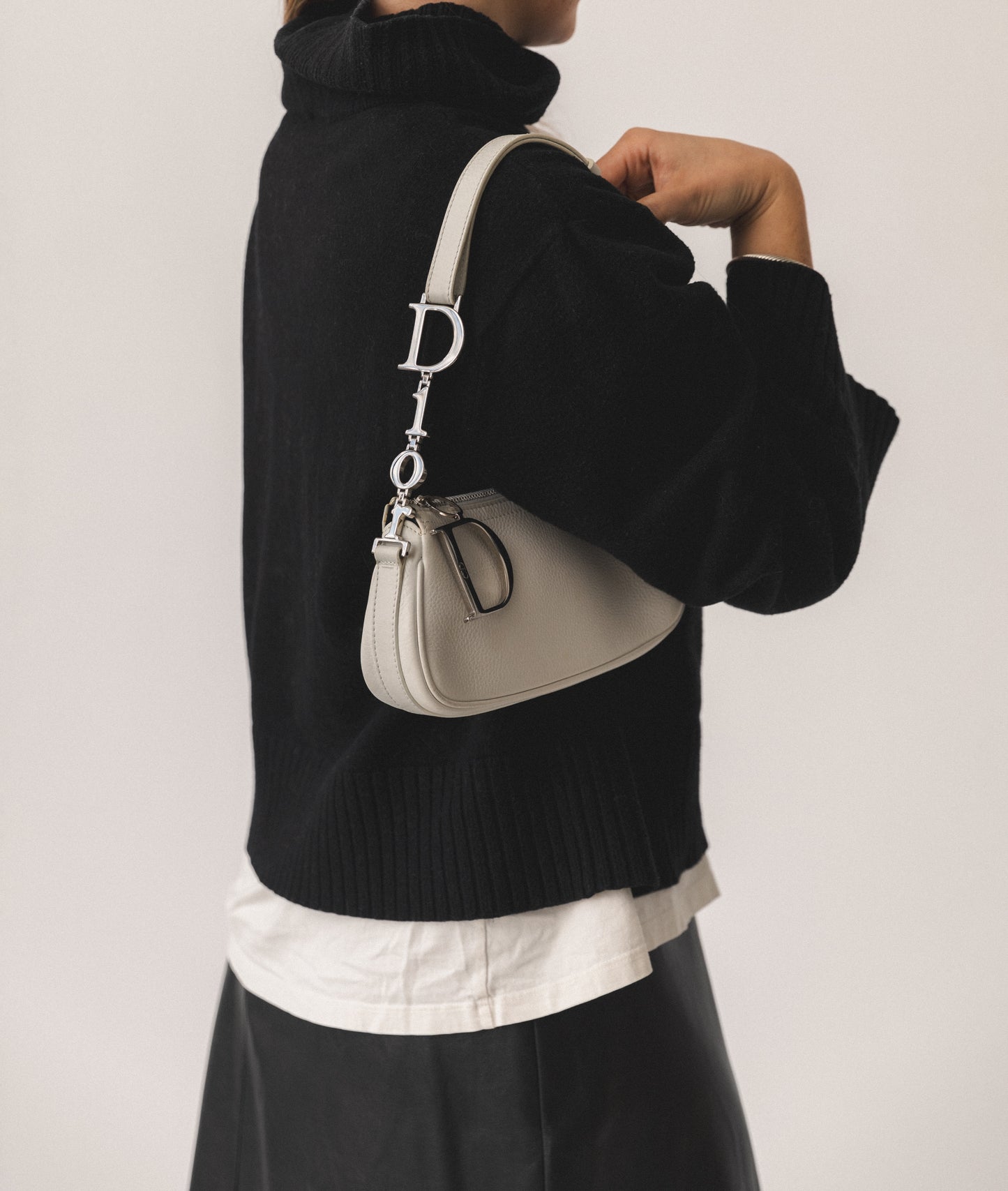 Christian Dior Leather Charm Pochette
