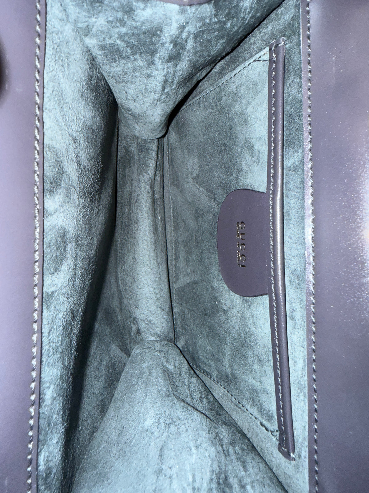 Gucci Black Suede Square G Bag