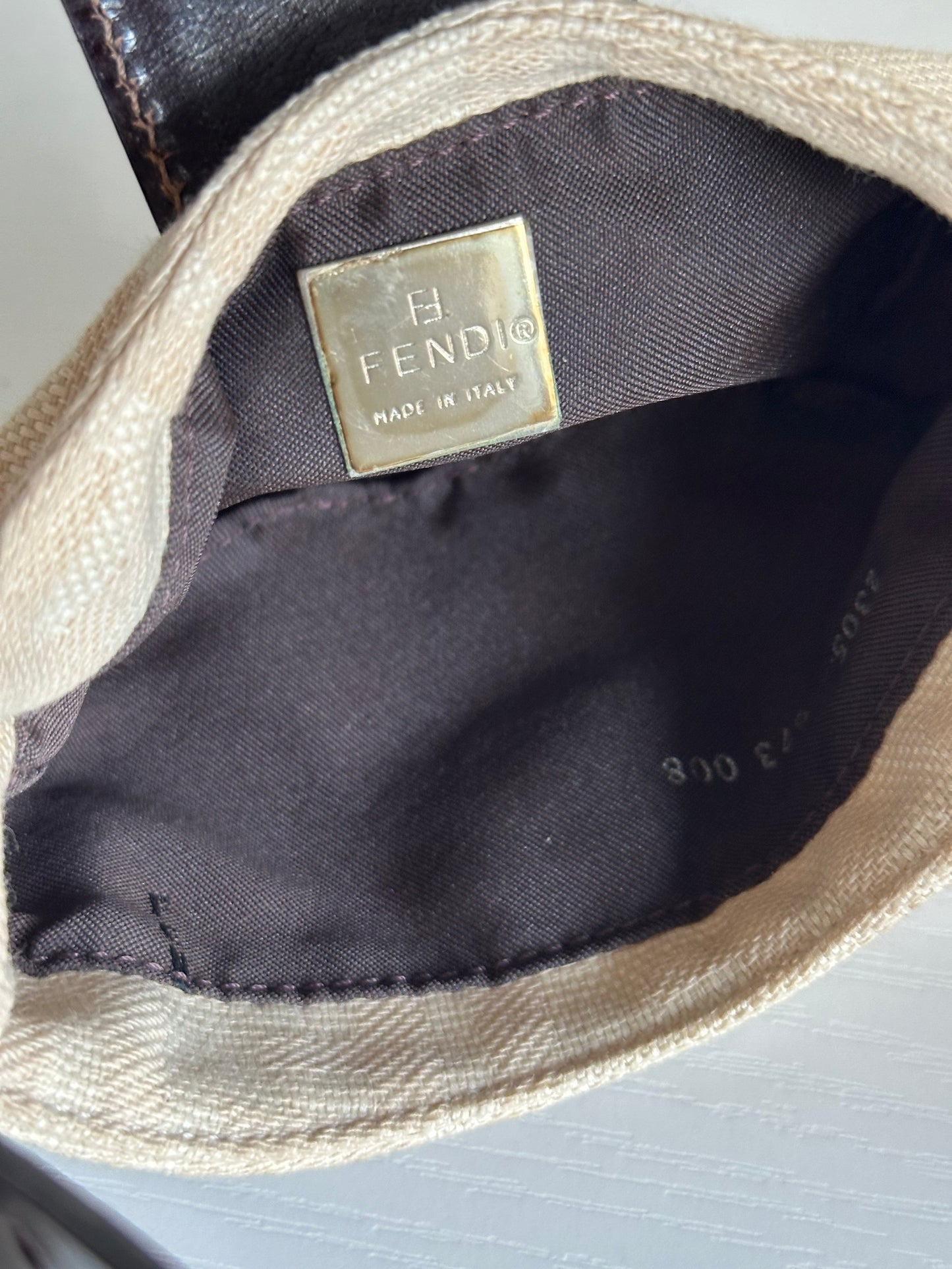 Fendi Zucca Mini Croissant