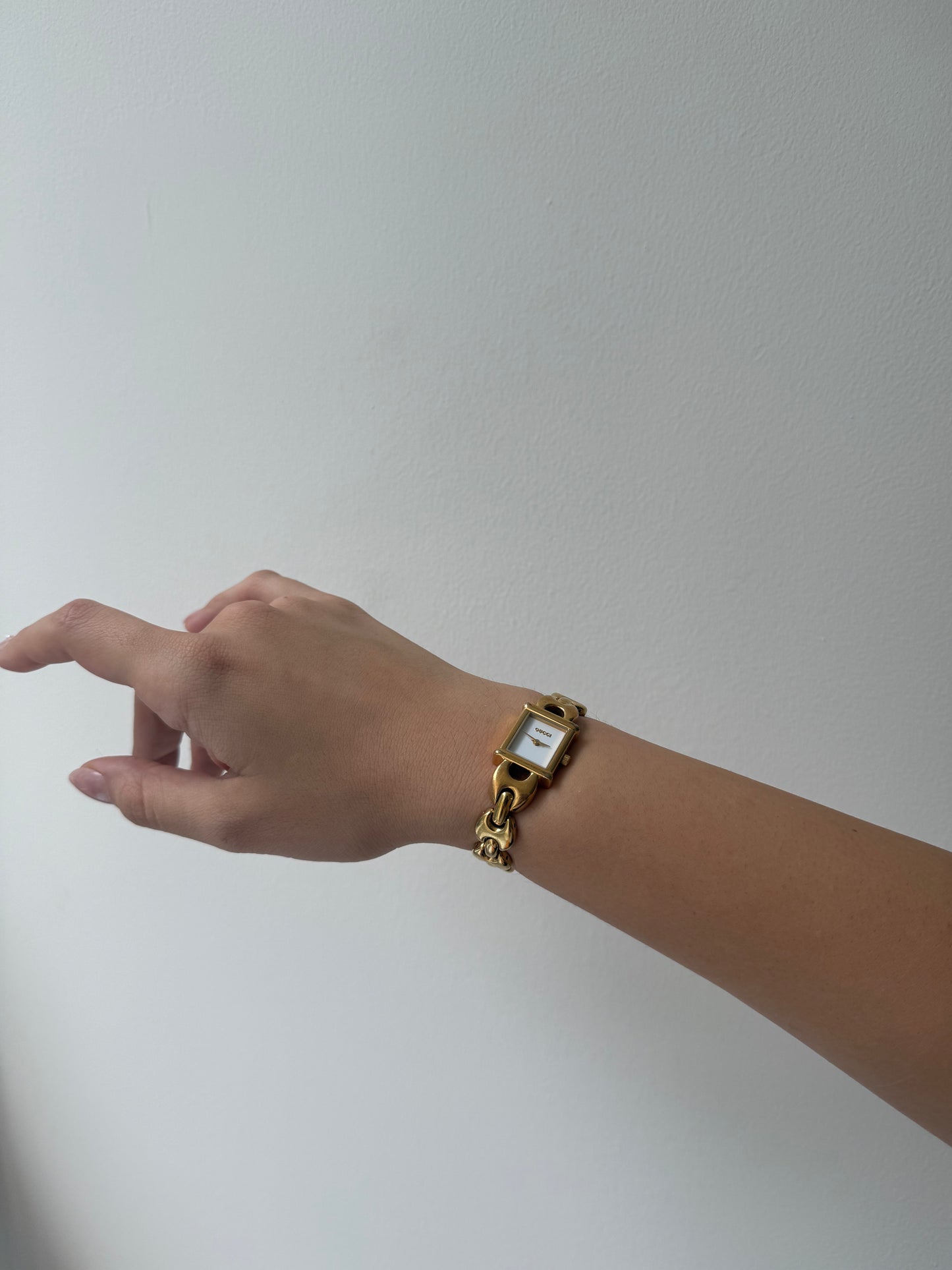 Gucci Gold Square 1800 Watch