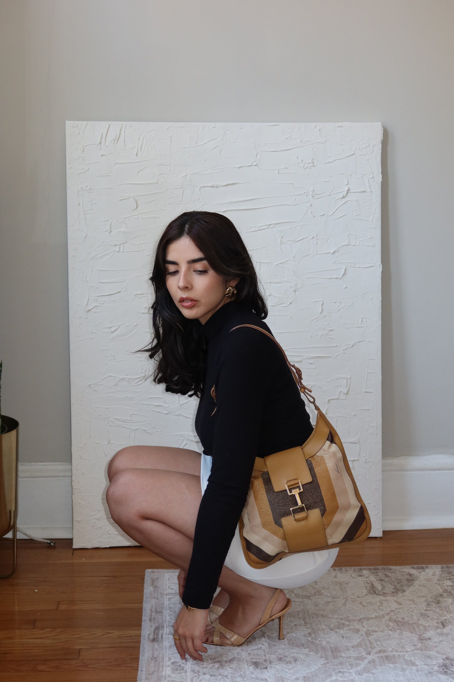 Gucci Printed Jackie Bag