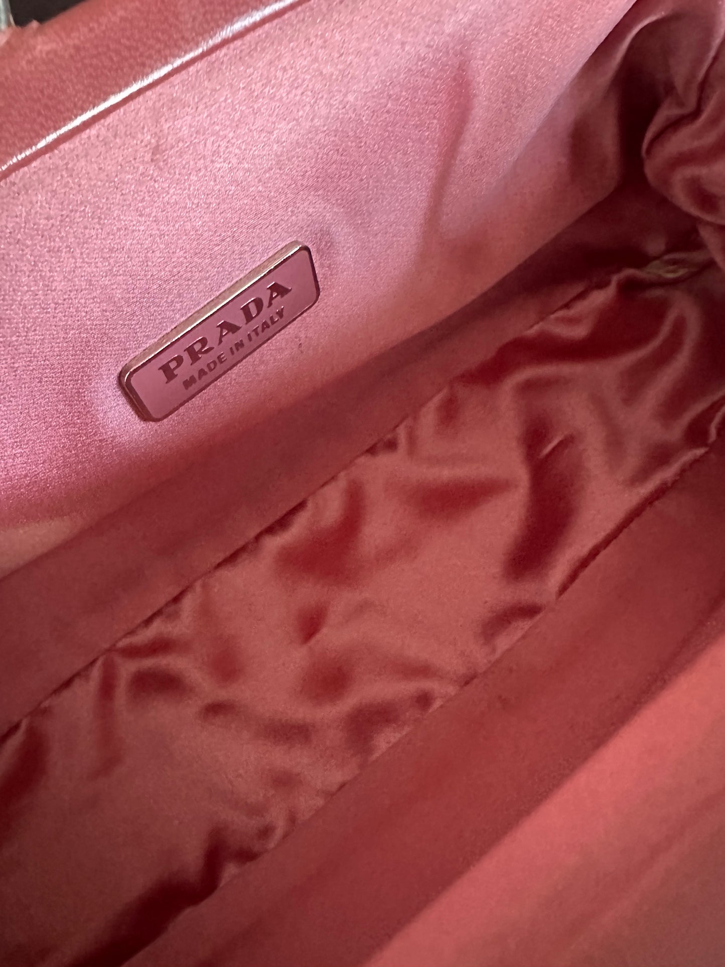 Prada Silk Kiss-lock Bag