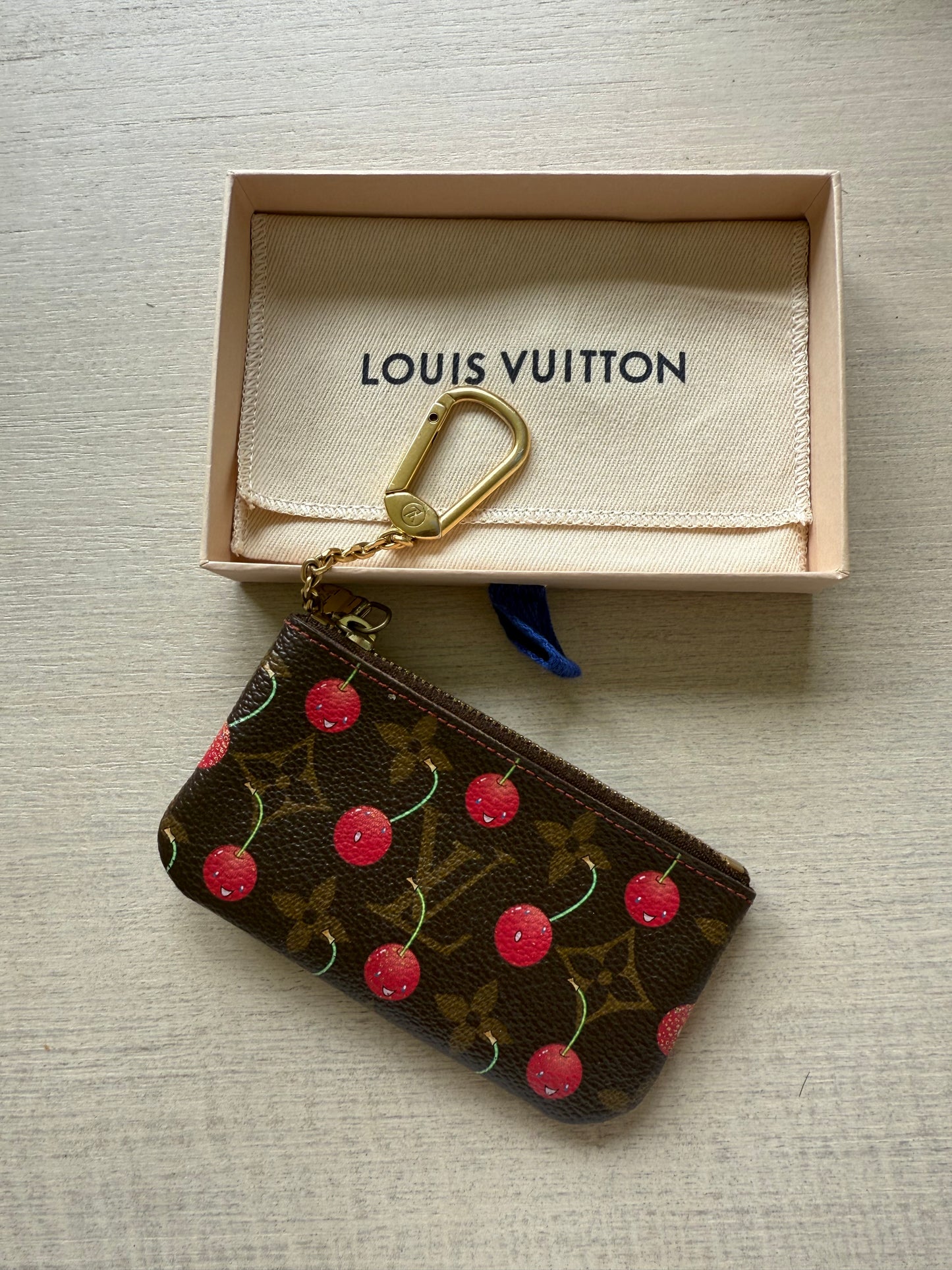 Louis Vuitton x Takashi Murakami Cherry Coin Pouch