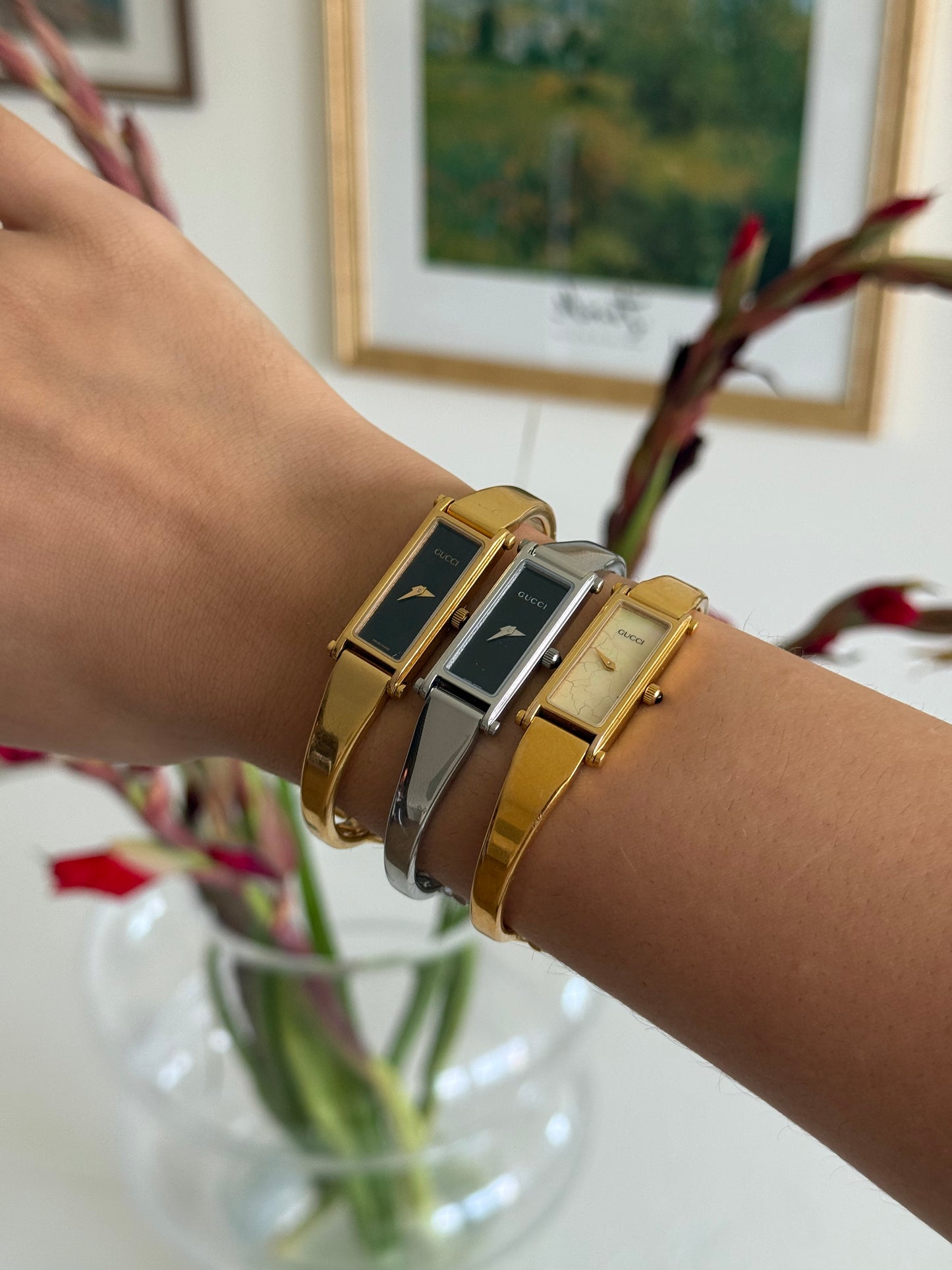 Gucci Horsebit Silver Watch