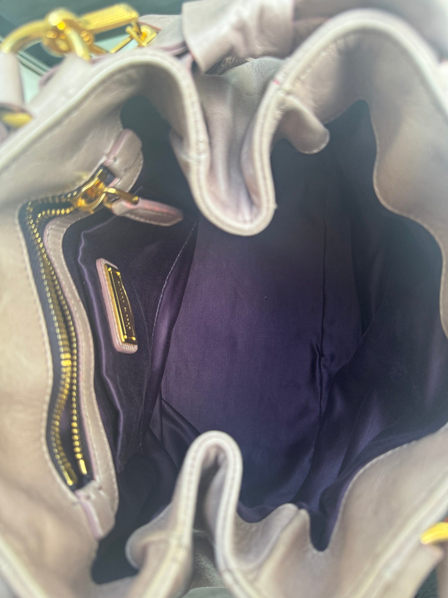 Miu Miu Pink Leather Bag