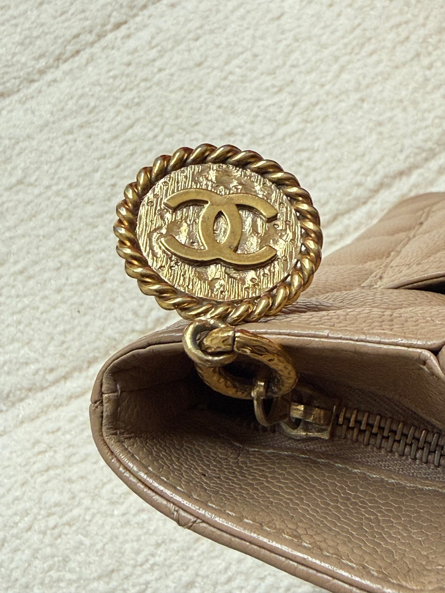 Chanel Medallion Leather Tote Bag