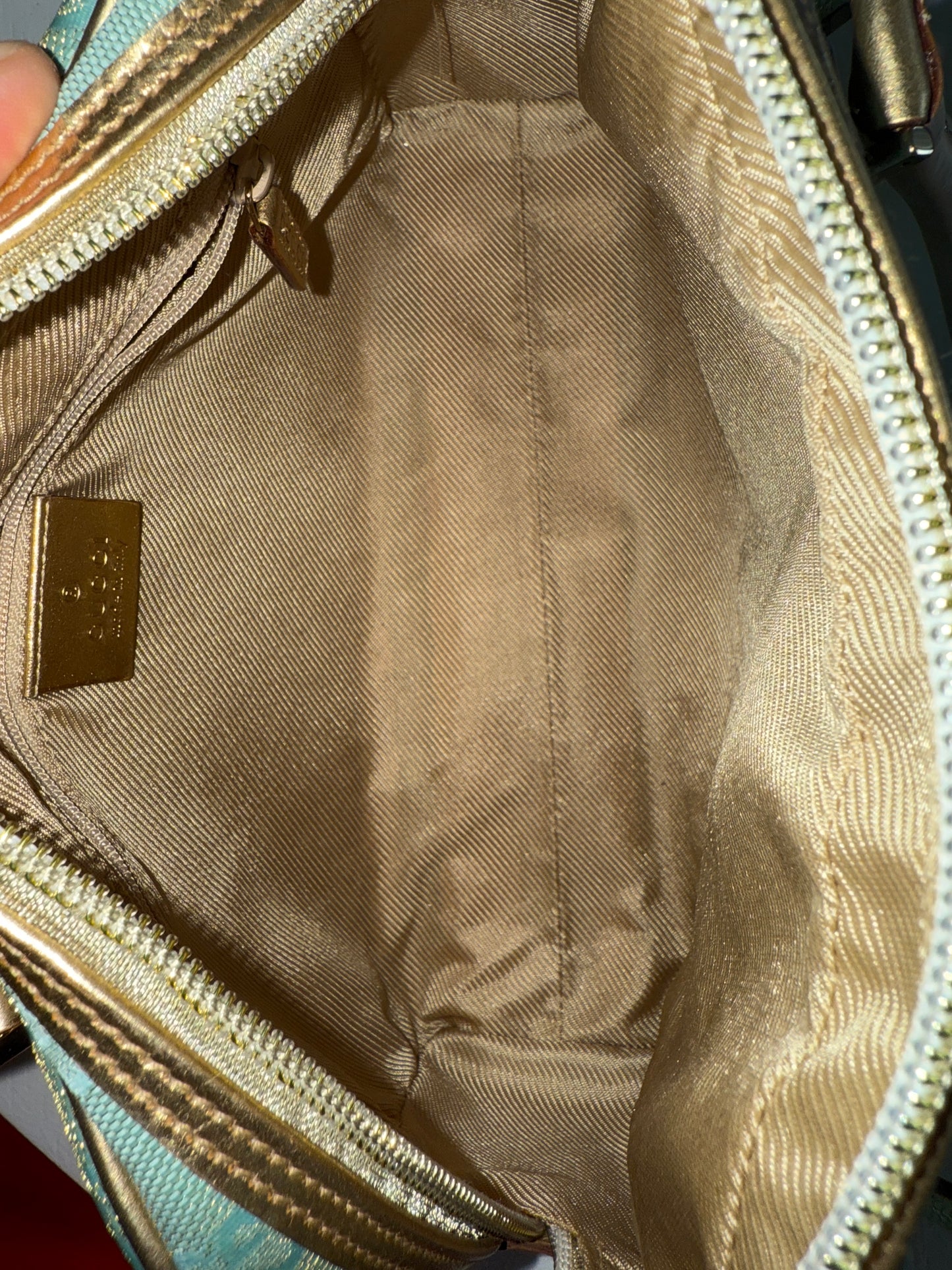 Gucci Monogram Mini Boston Bag