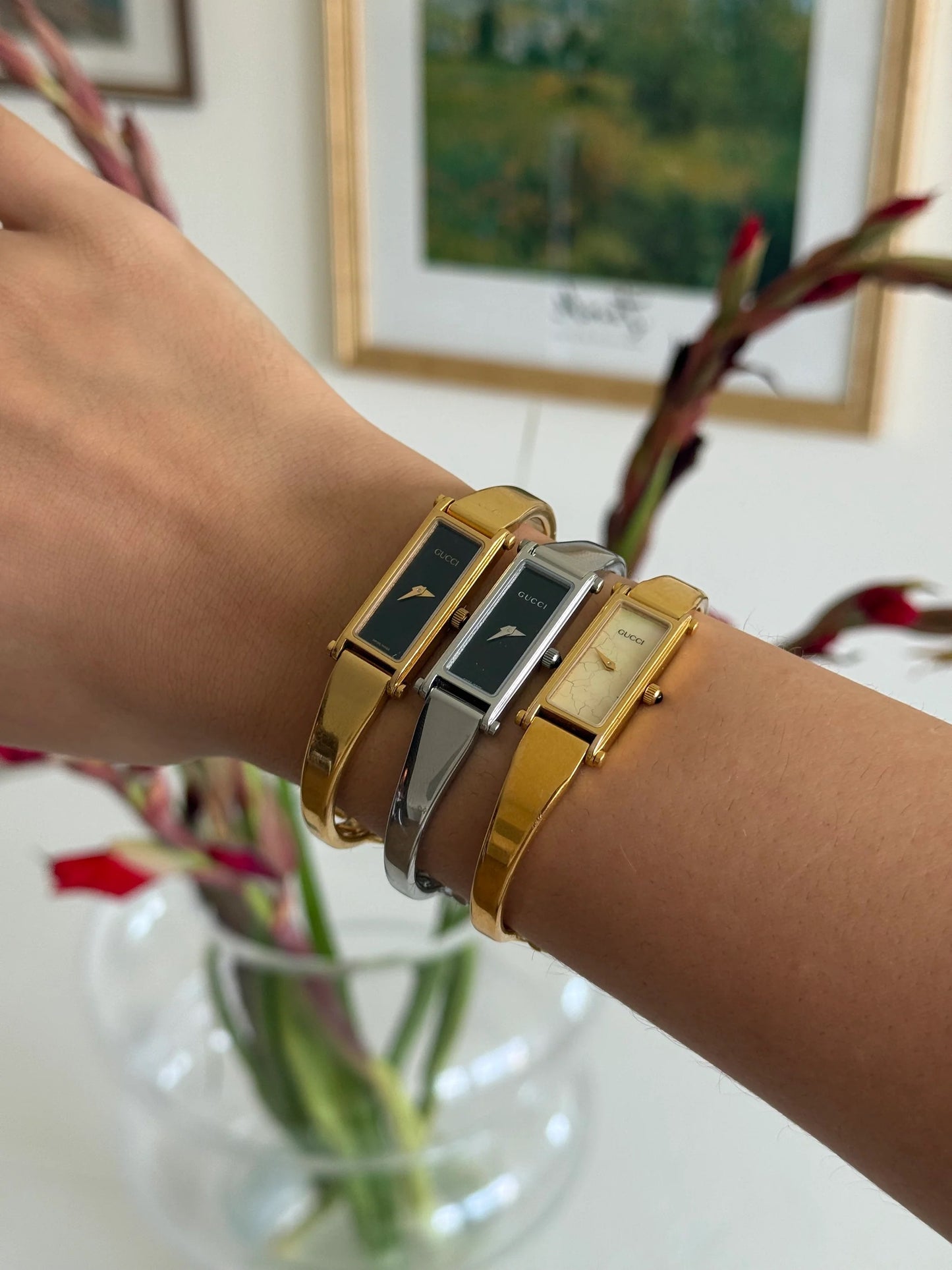 Gucci Horsebit Gold Watch