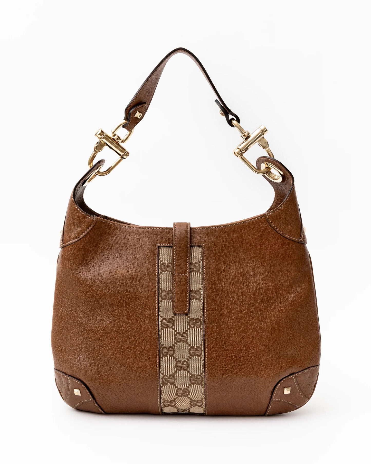 Gucci Leather Jackie Shoulder Bag