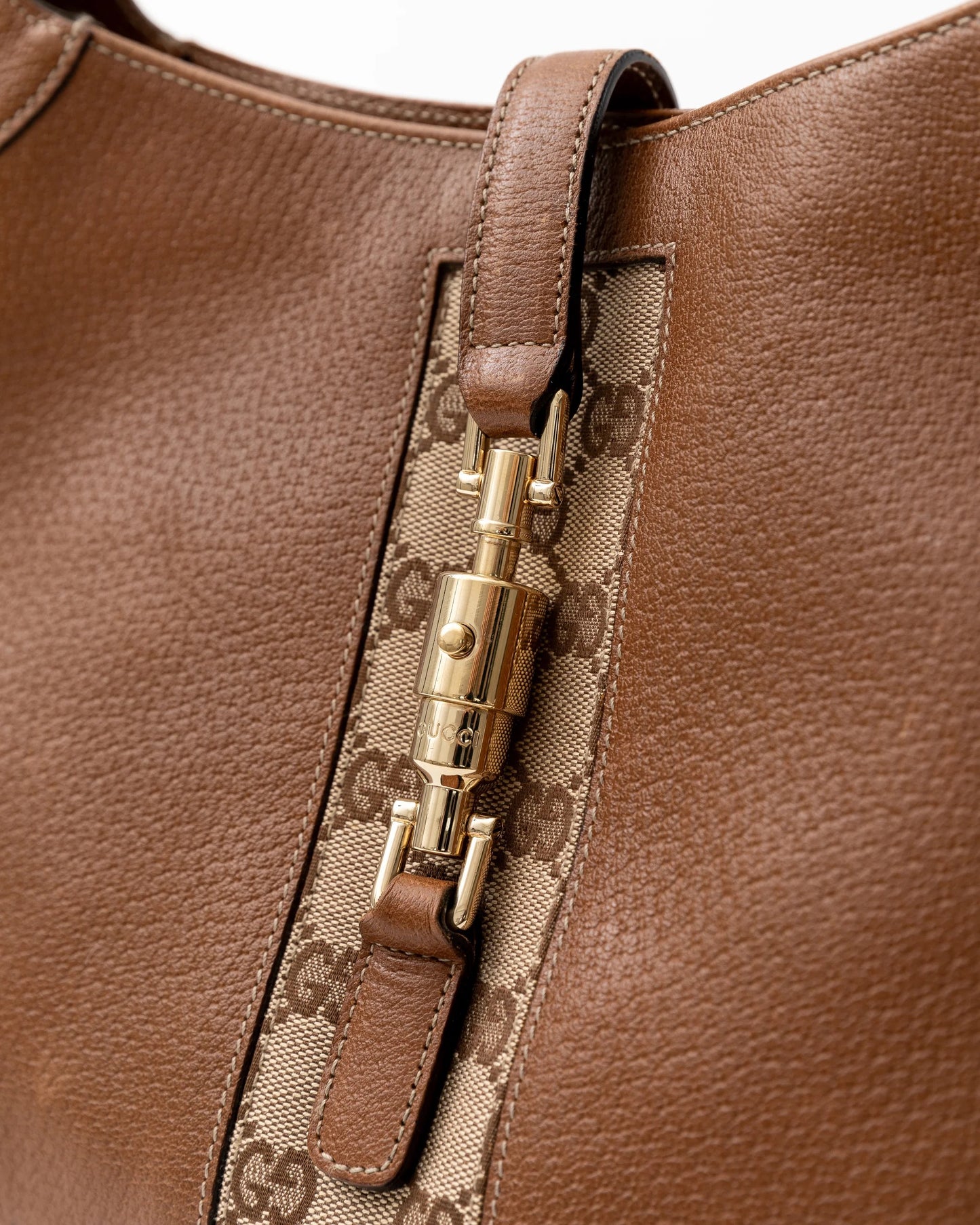 Gucci Leather Jackie Shoulder Bag