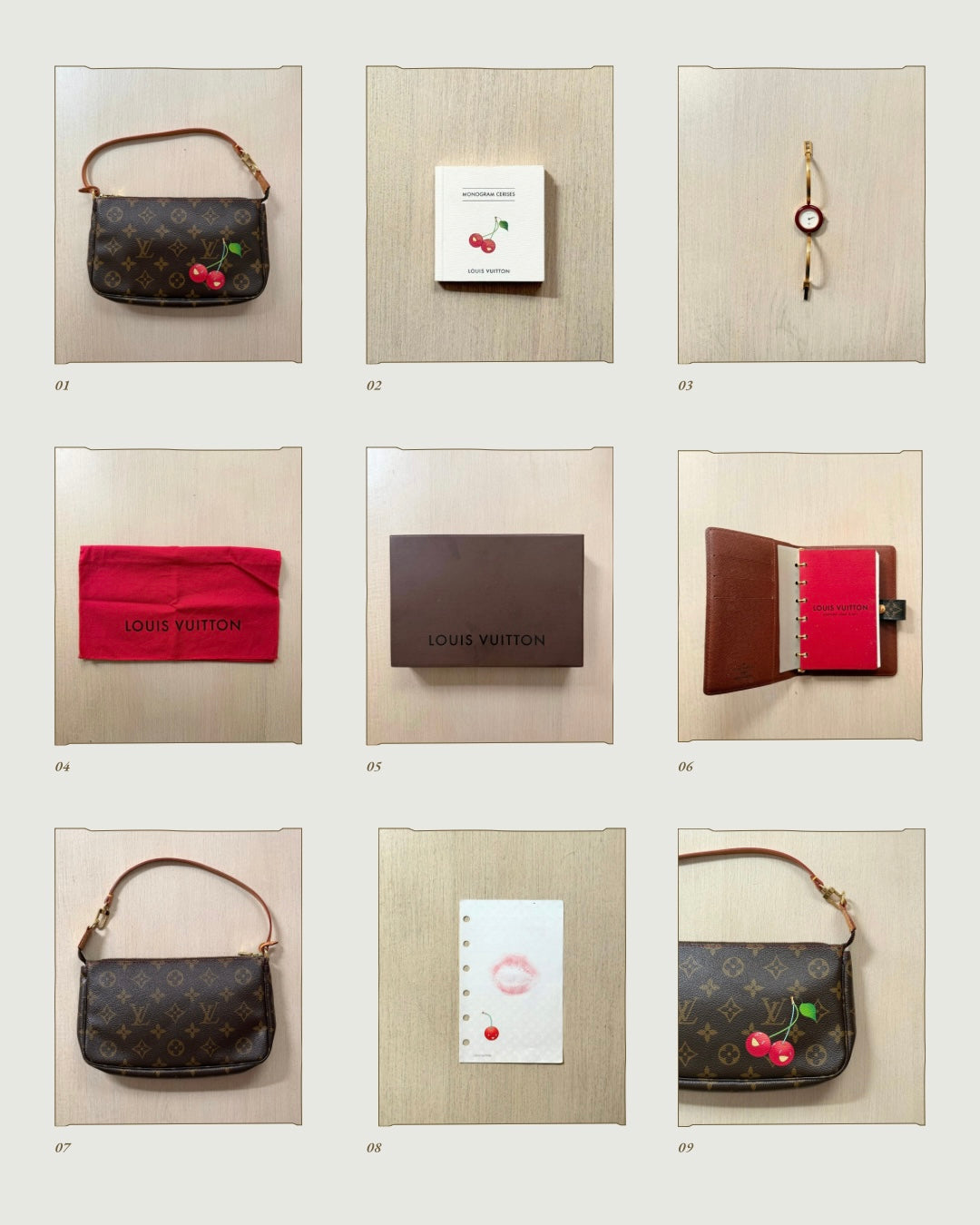 Louis Vuitton Monogram Cherry Pochette