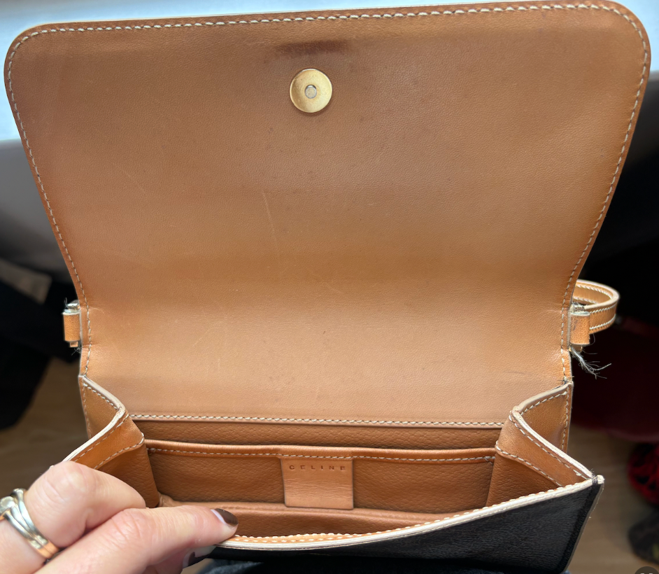 Celine Madacam Triomphe Shoulder Bag
