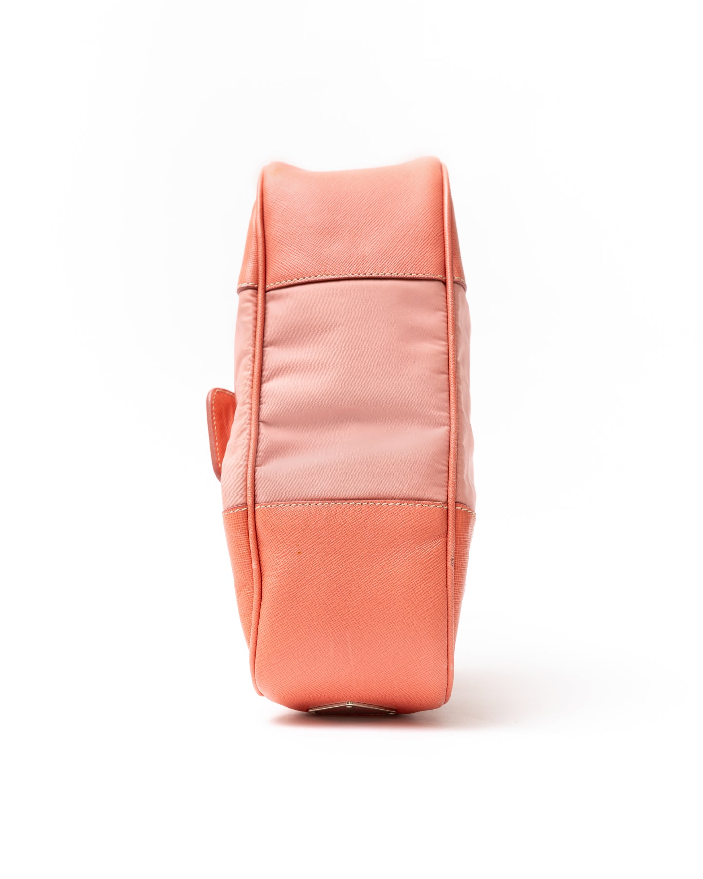 Prada Nylon Buckle Shoulder Bag