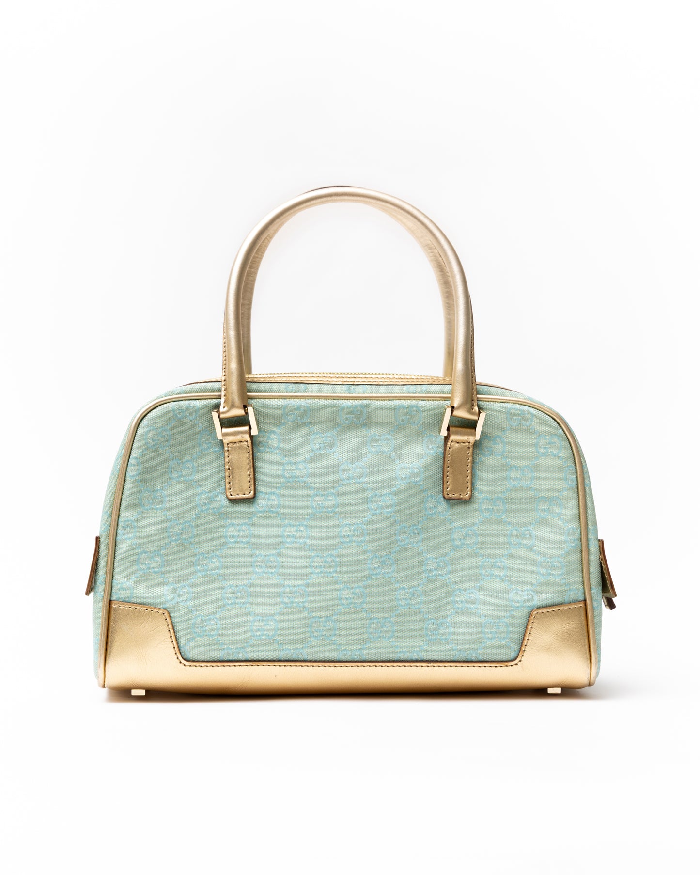 Gucci Monogram Mini Boston Bag