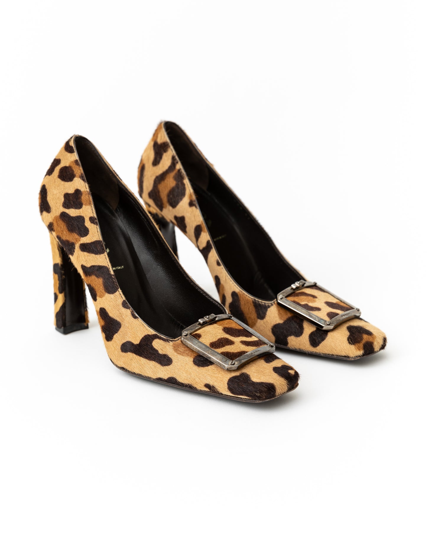 Prada Leopard Ponyhair Heels (37)