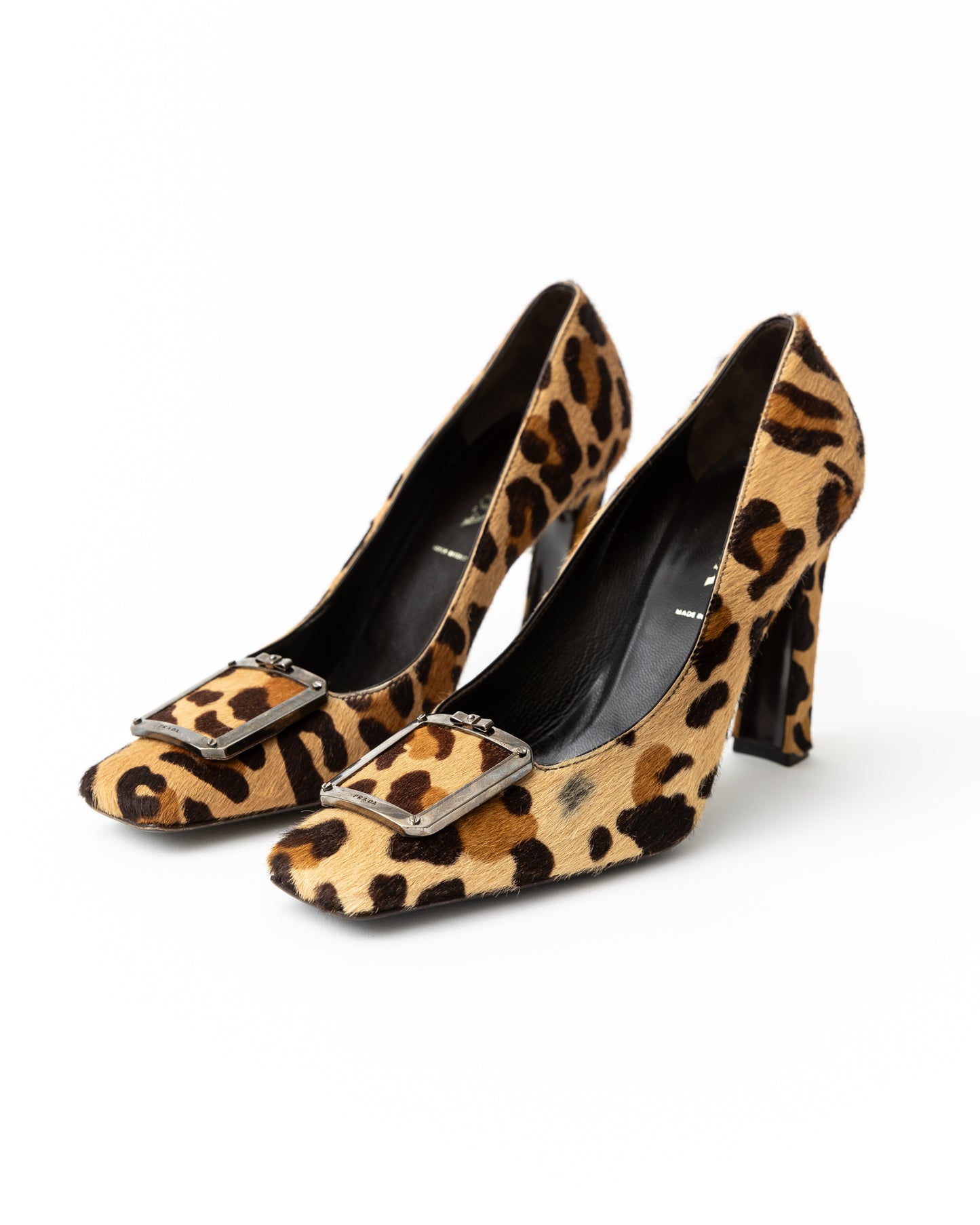Prada Leopard Ponyhair Heels (37)