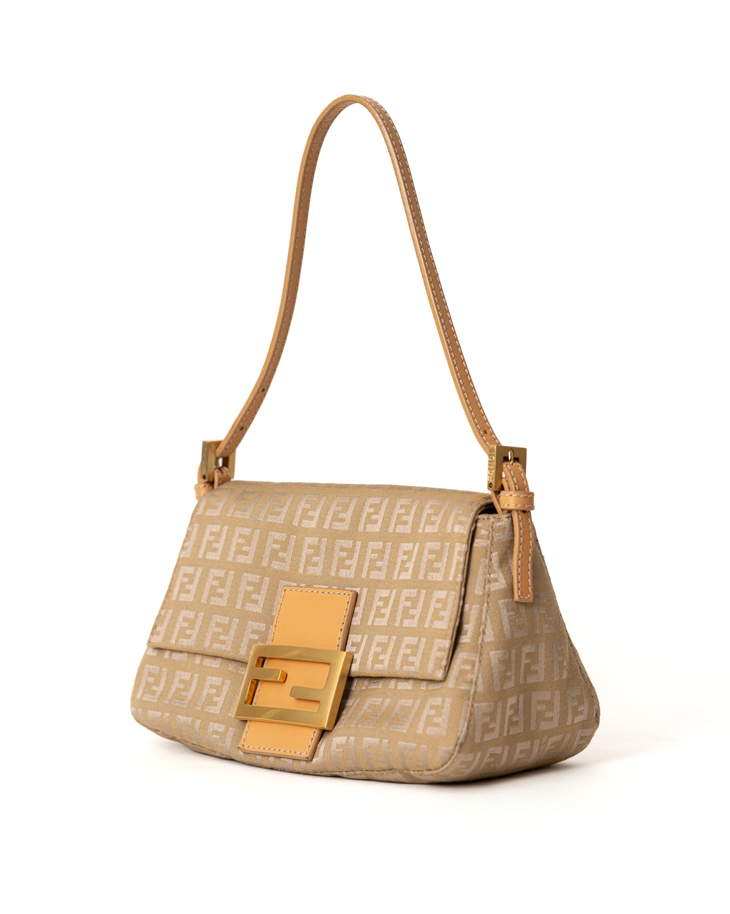 Fendi Zucca Mini Baguette GHW