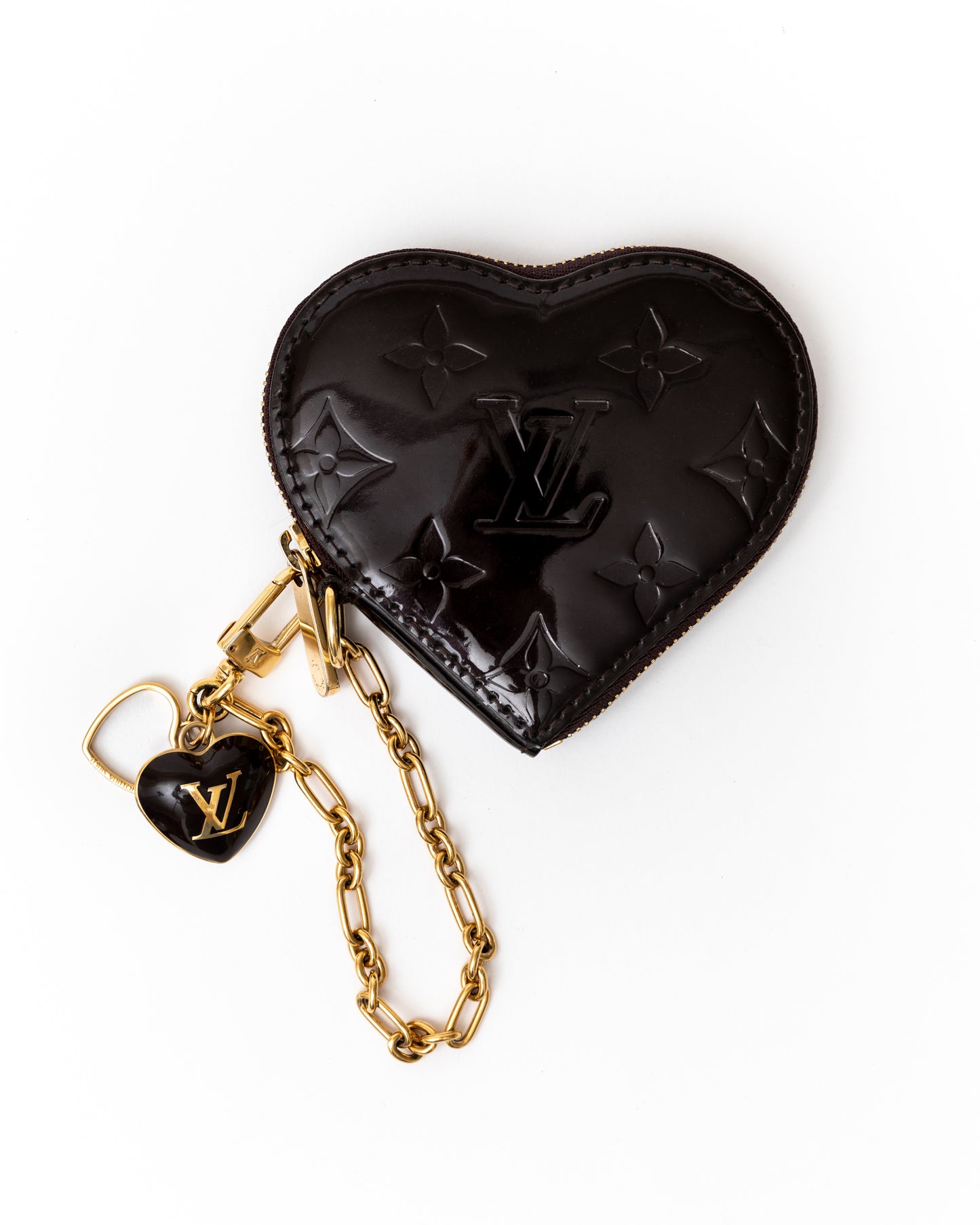 Louis Vuitton Vernis Heart Coin Purse