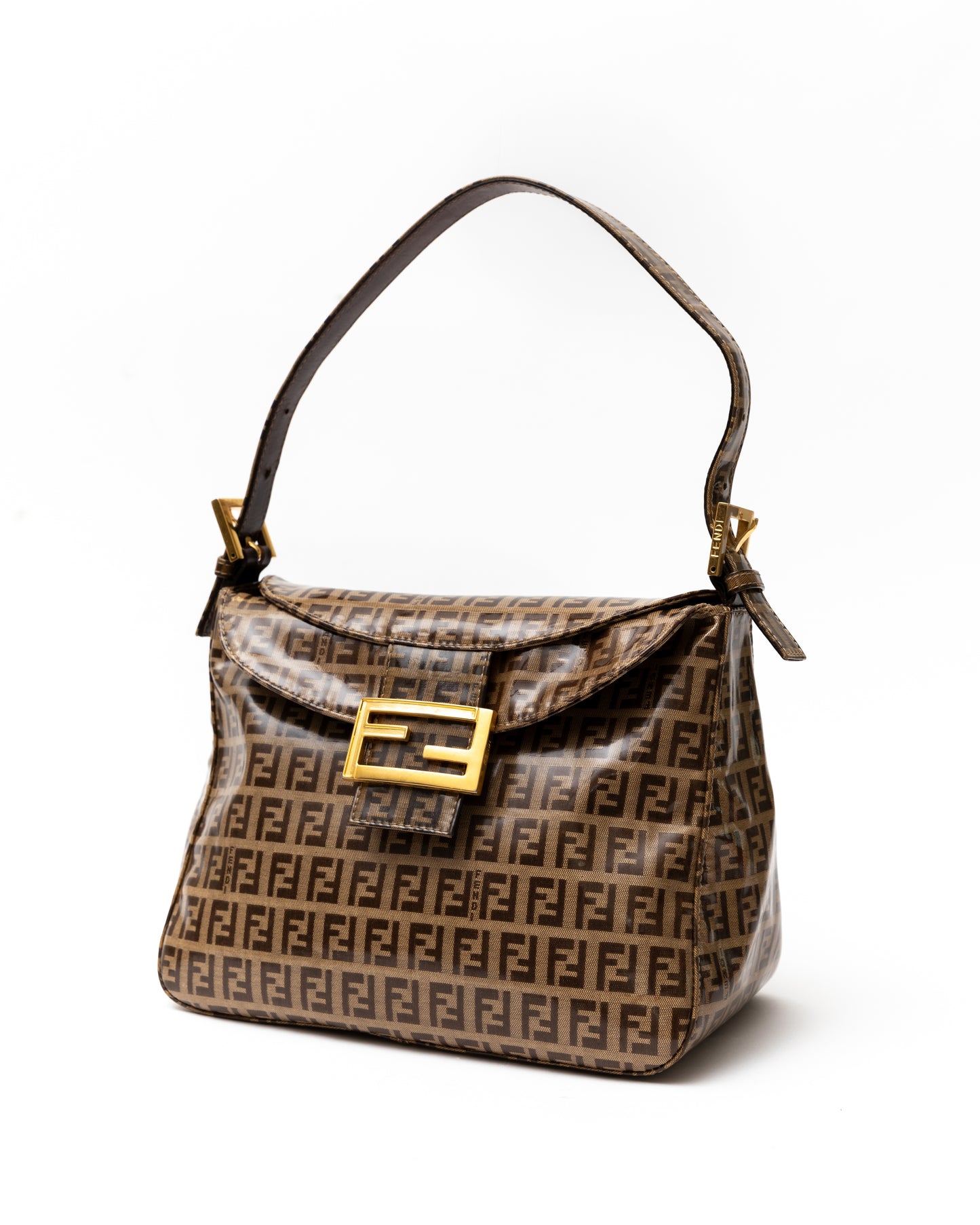 Fendi Zucchino Mama Flap Baguette GHW