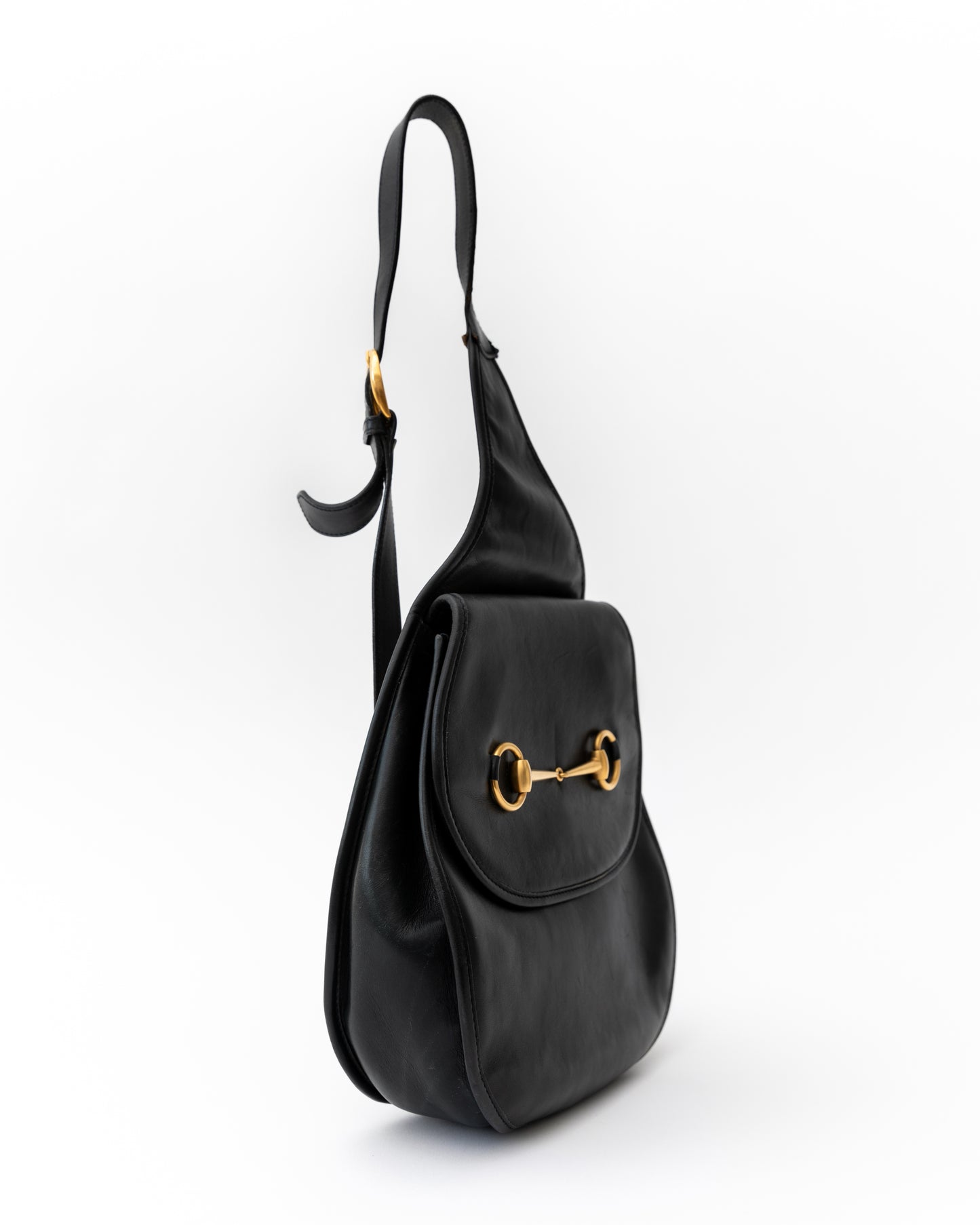Gucci Horsebit Leather Slingback Bag