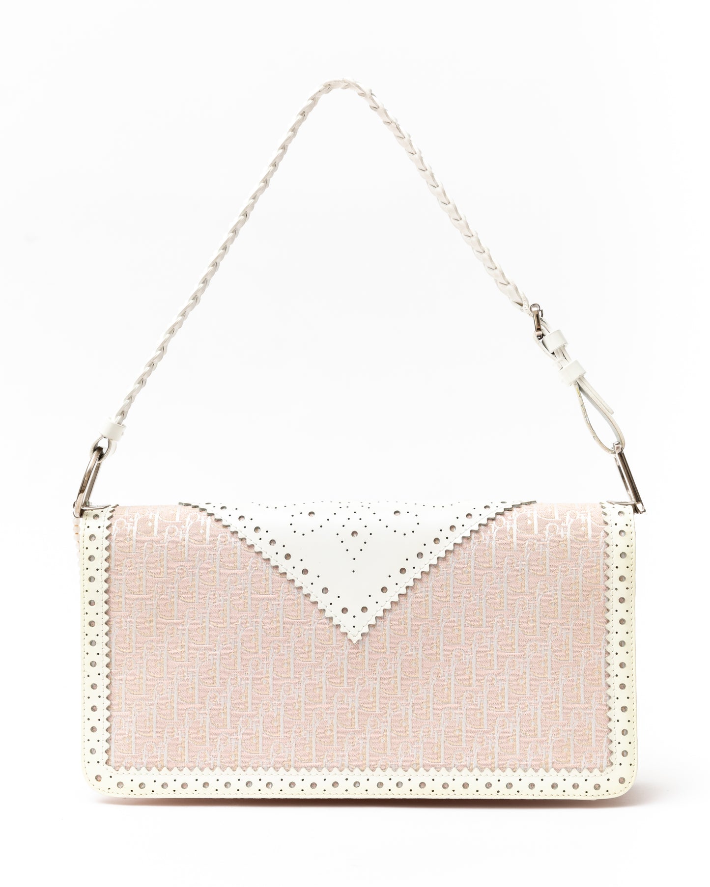 RARE Christian Dior Pearl Charm Monogram Shoulder Bag