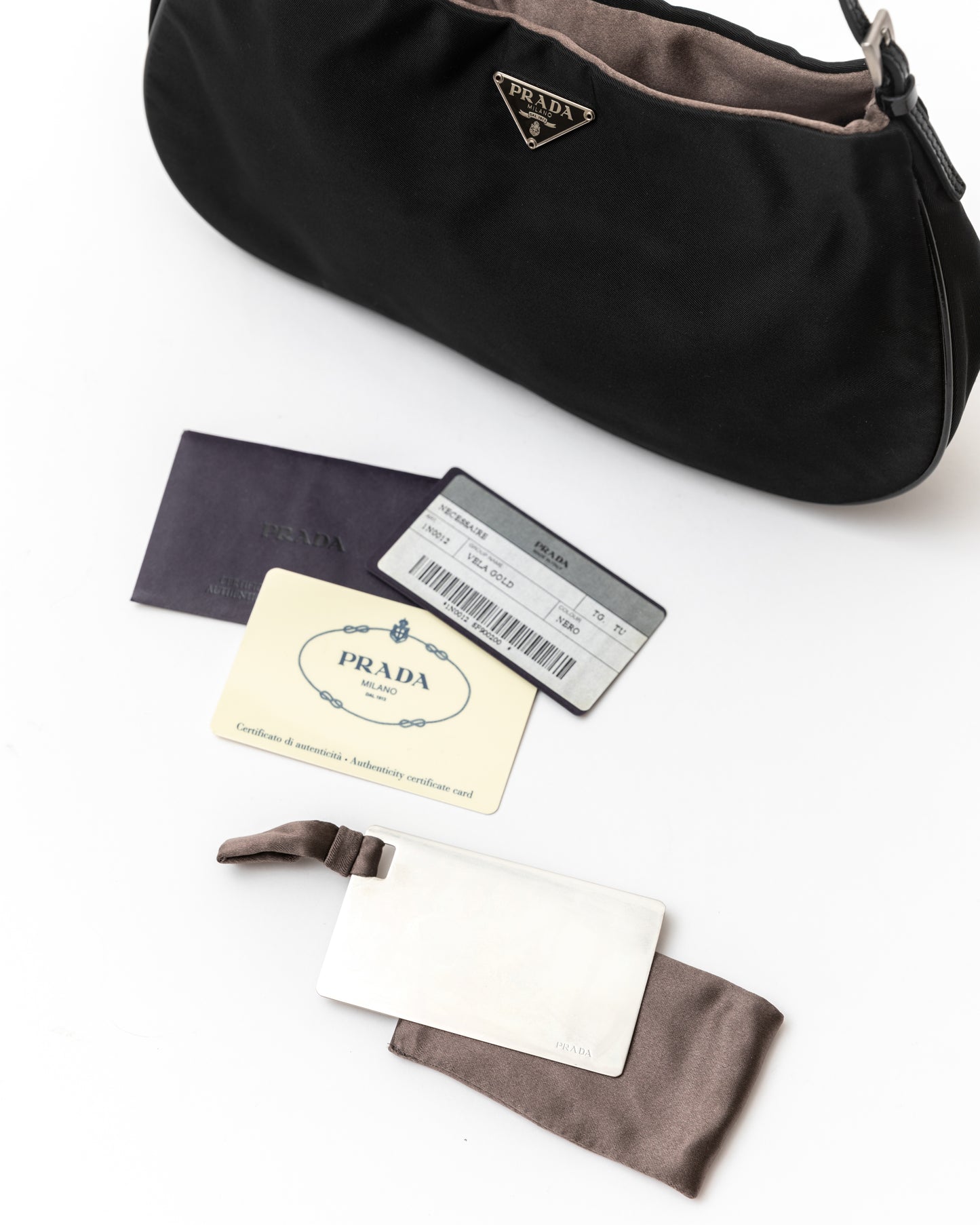 Prada Nylon Cleo Shoulder Bag