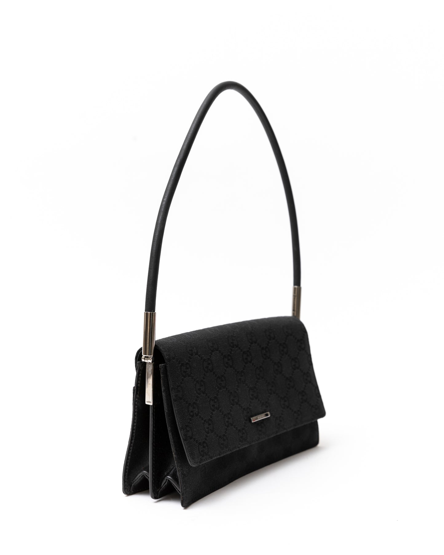 Gucci Black Monogram Pochette