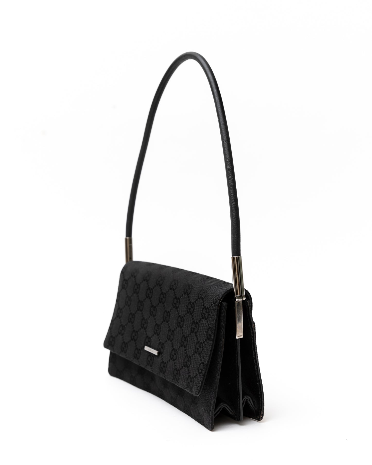 Gucci Black Monogram Pochette