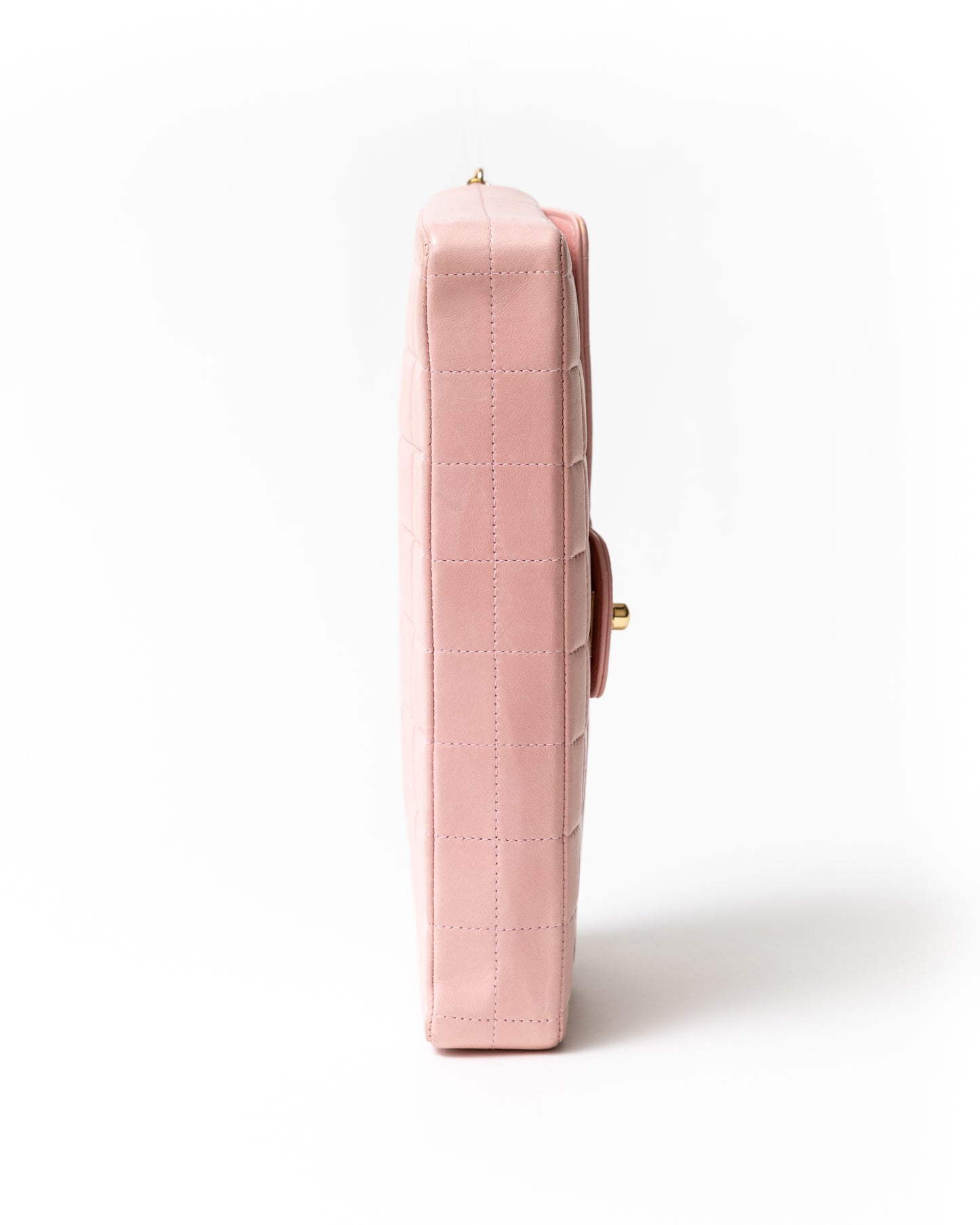 Chanel EW Pink Chocolate Bar Flap Bag