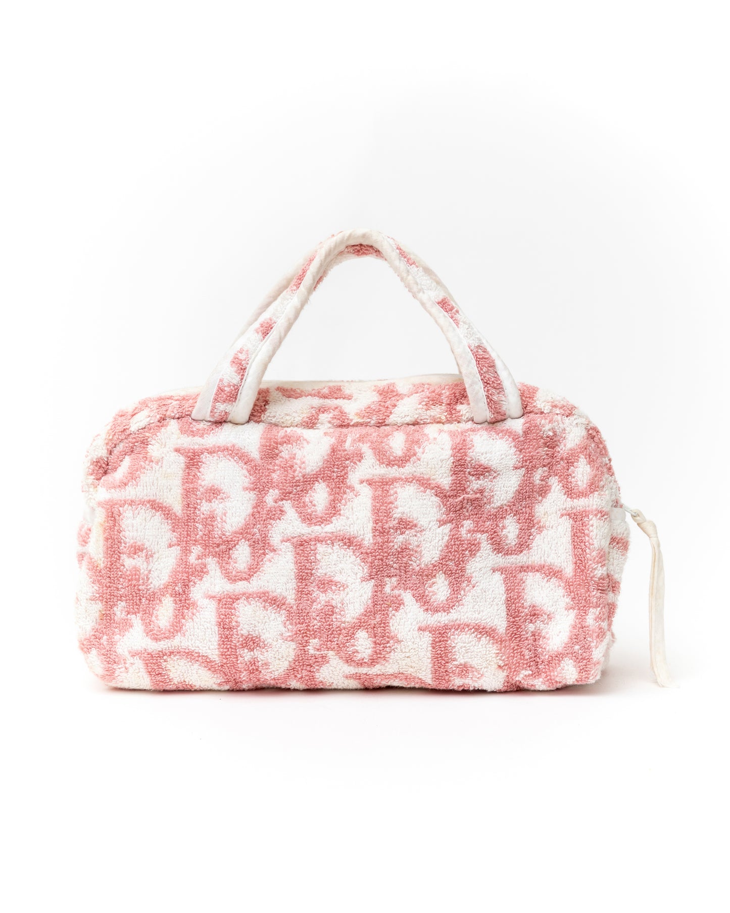 Christian Dior Pink Terrycloth Mini Bag