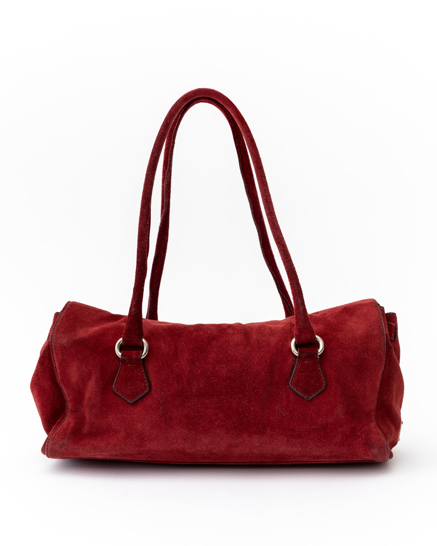 Prada Suede Bowler Bag