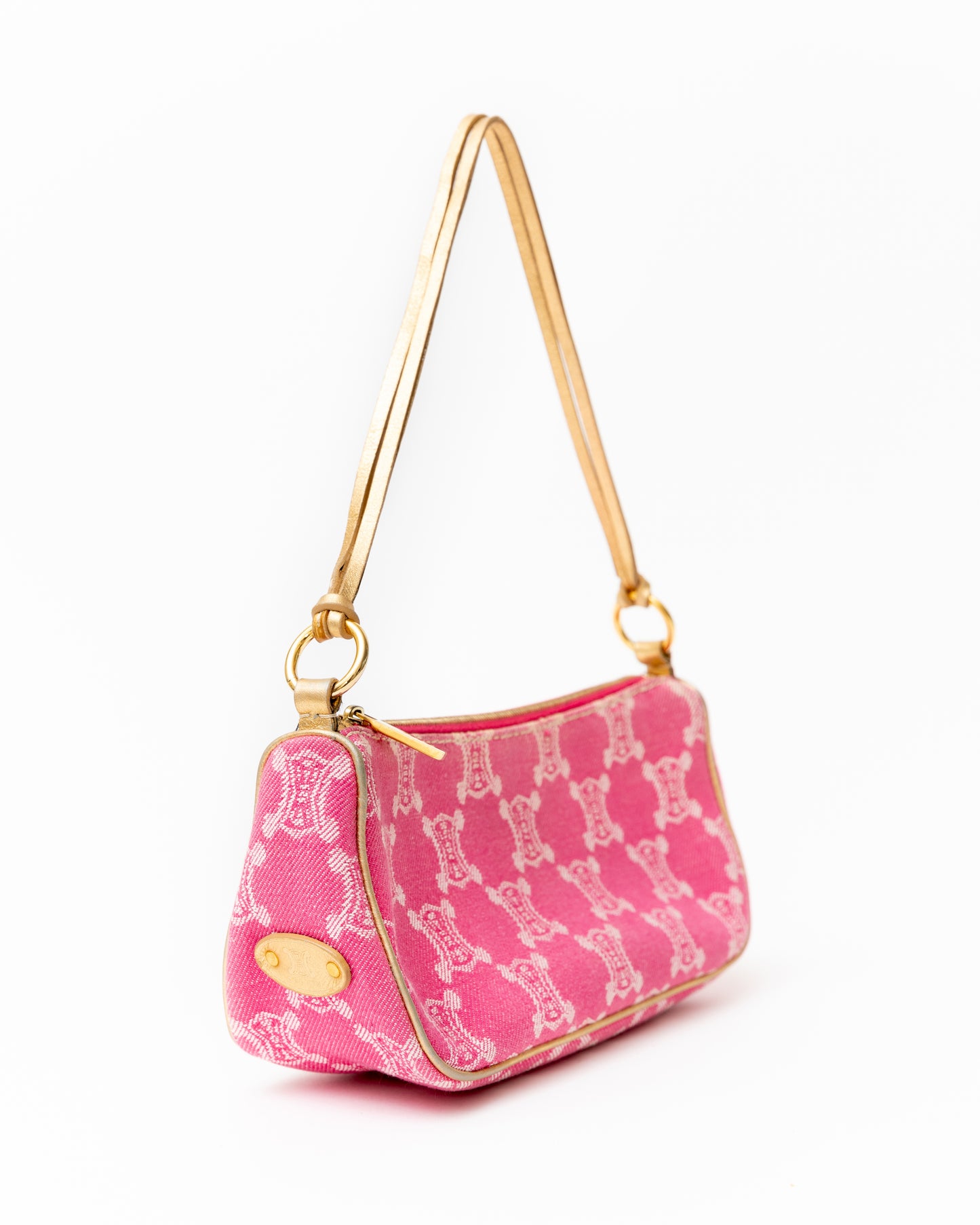 Celine Triomph Pink Shoulder Bag