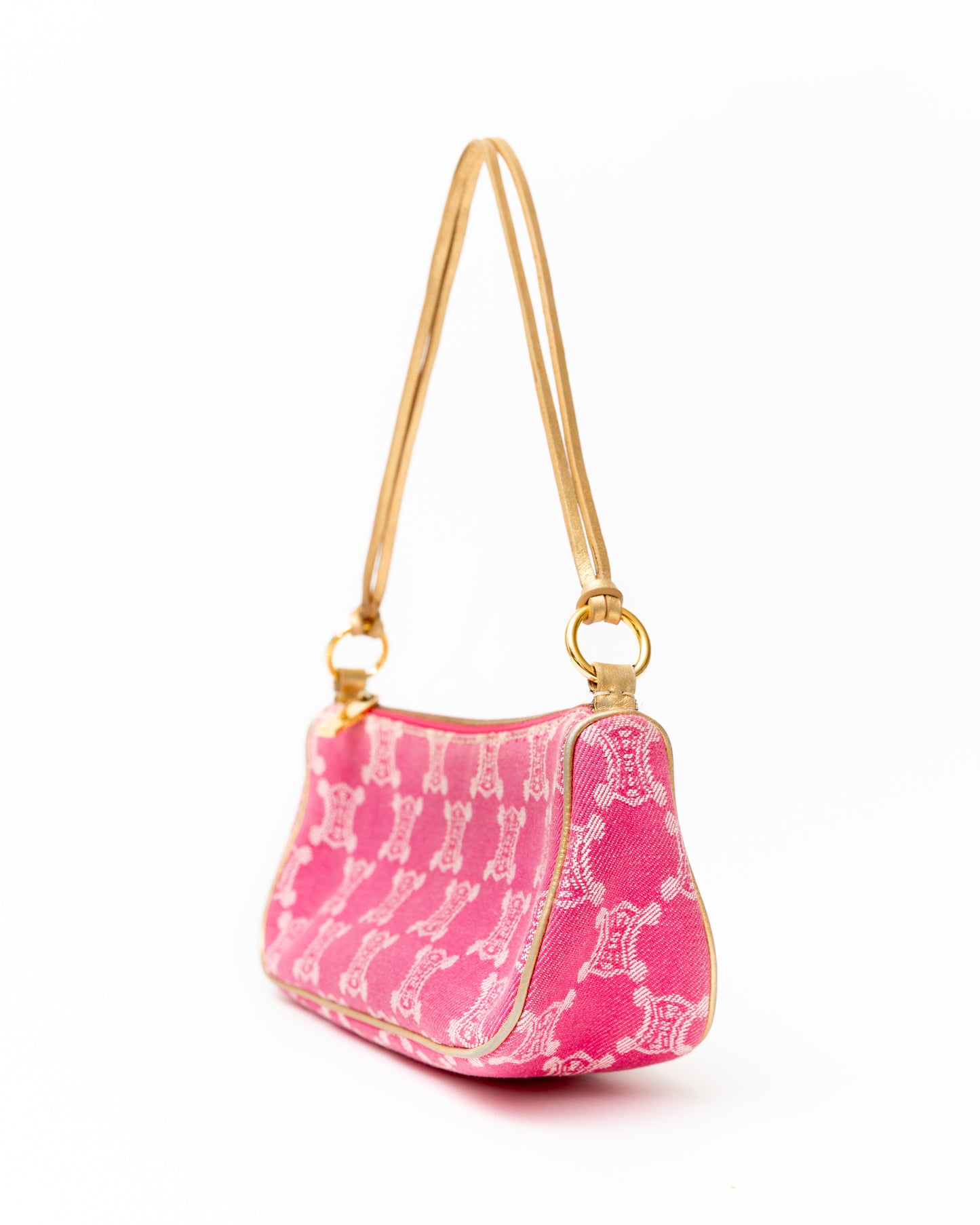 Celine Triomph Pink Shoulder Bag