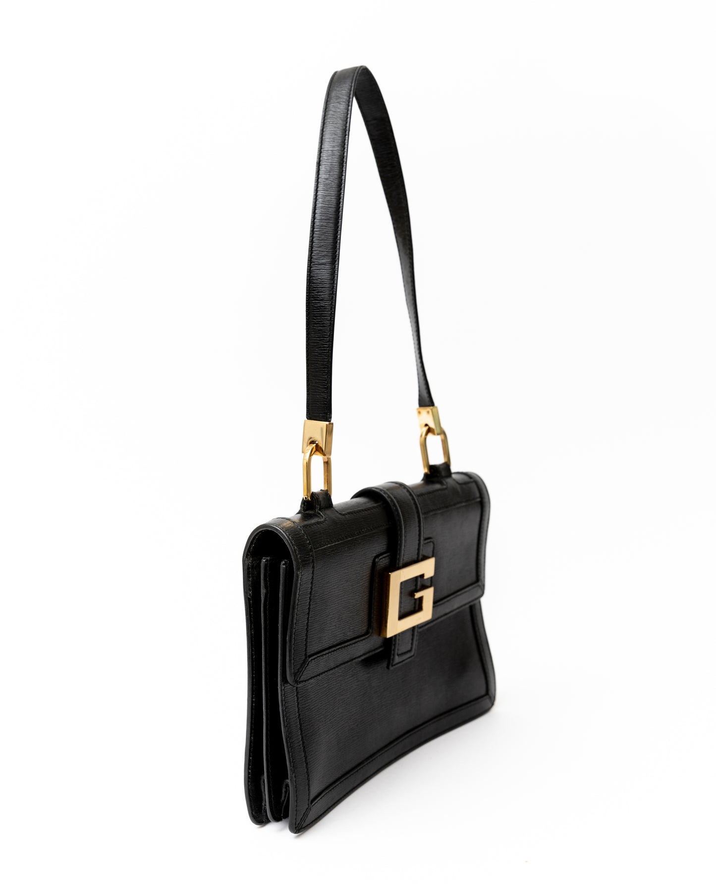 Gucci Square G Leather Shoulder Bag