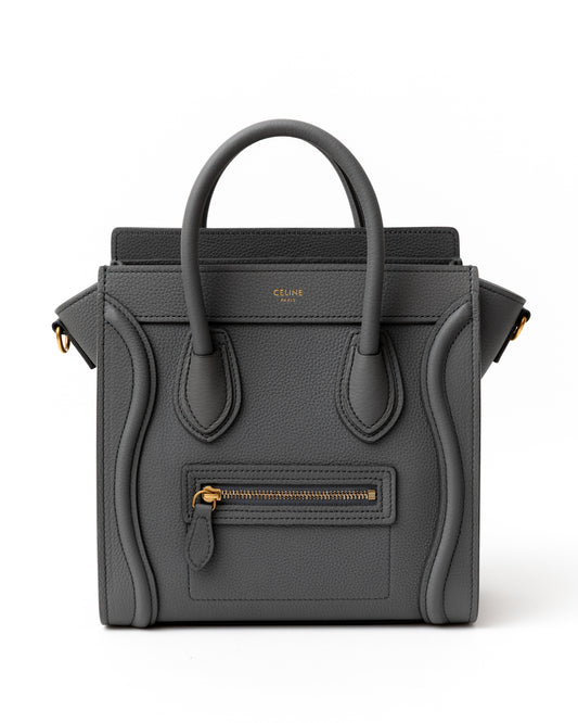 Celine Calfskin Nano Leather Crossbody Bag