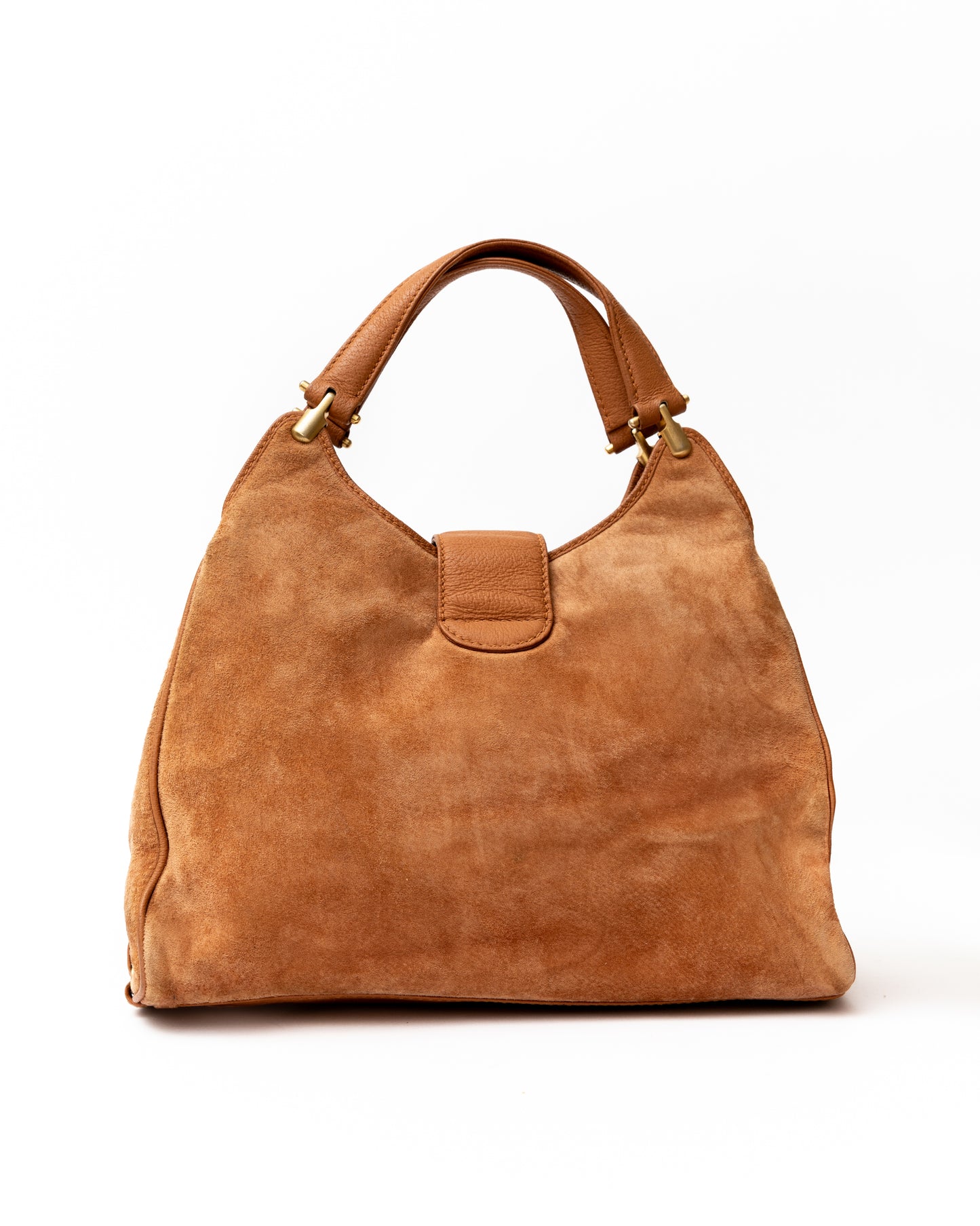 Gucci Tan Suede Hobo Bag