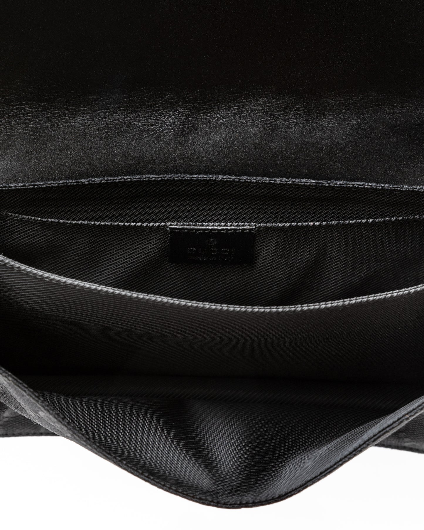 Gucci Black Monogram Pochette
