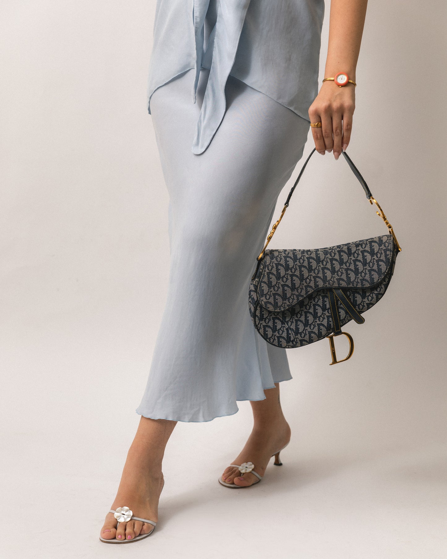 Christian Dior Monogram Saddle Bag