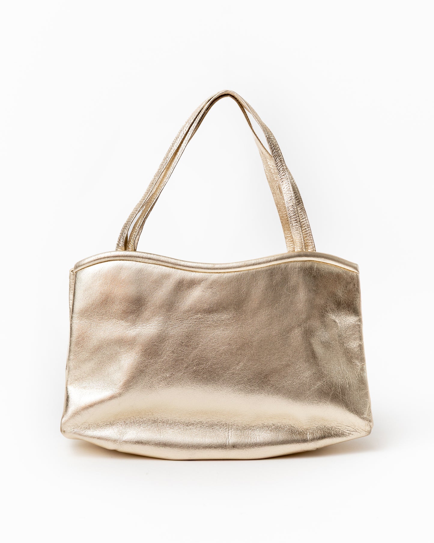 Manolo Blahnik Gold Mini Bag