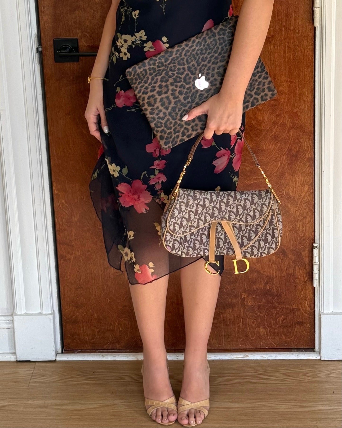 Christian Dior Double Flap Saddle Bag