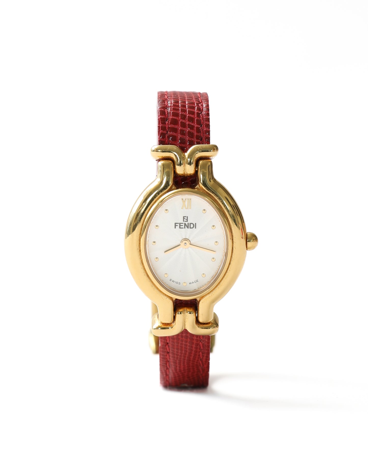 Fendi Gold Interchangeable Watch Set