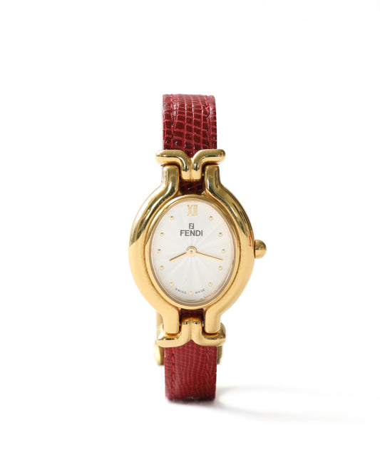 Fendi Gold Interchangeable Watch Set
