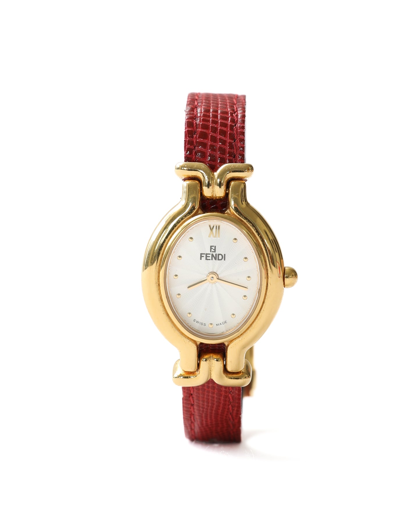 Fendi Gold Interchangeable Watch Set