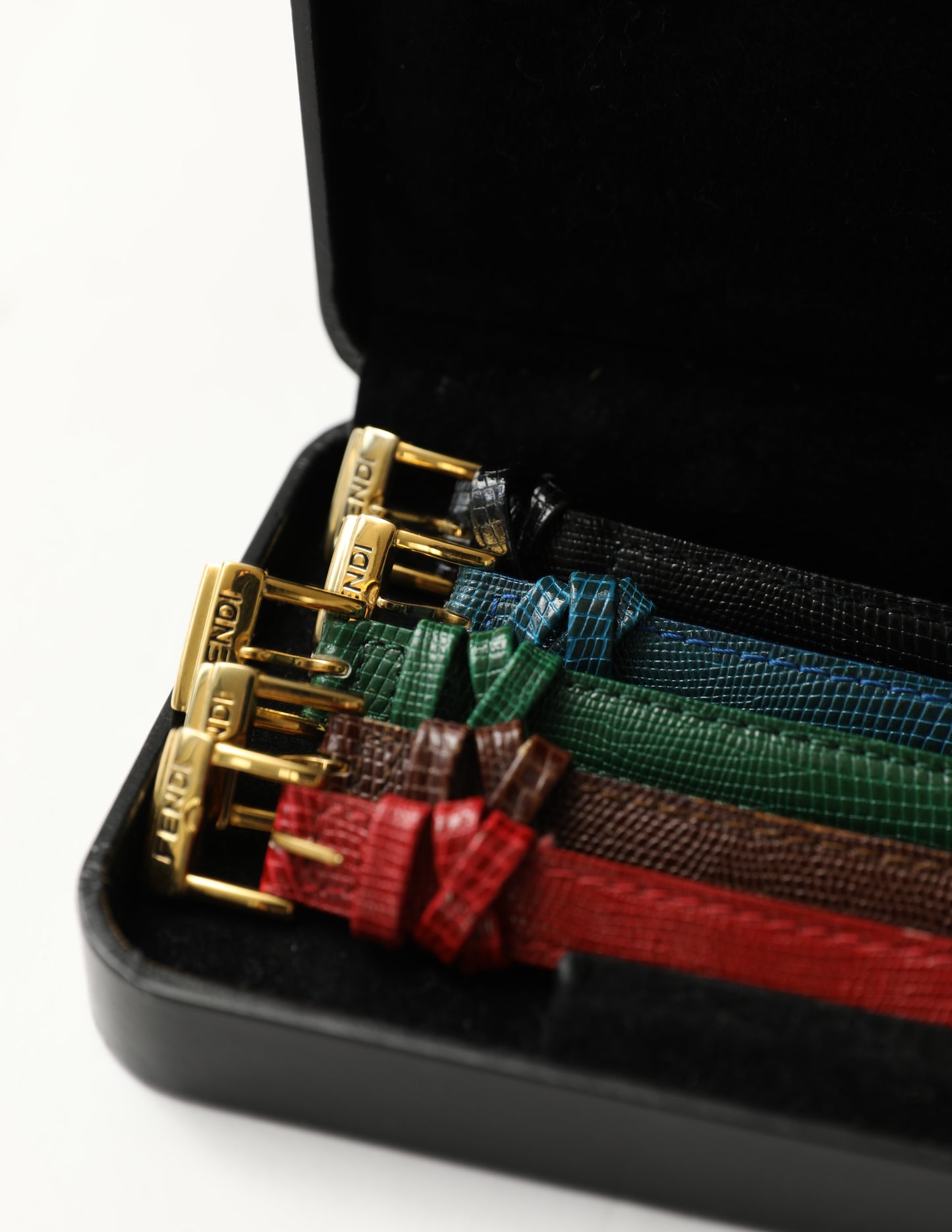 Fendi Gold Interchangeable Watch Set
