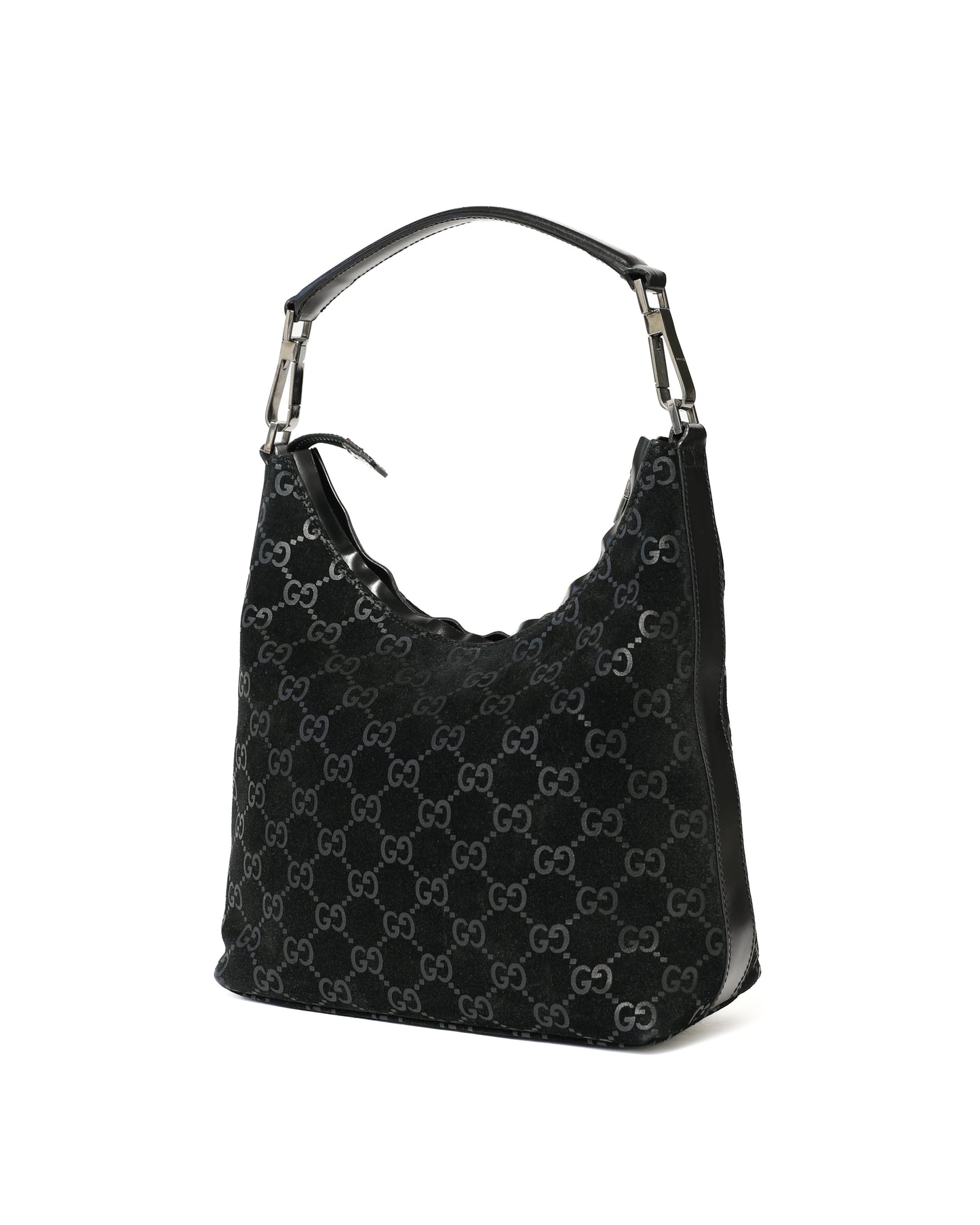 Gucci Tom Ford Hook Black Suede Bag