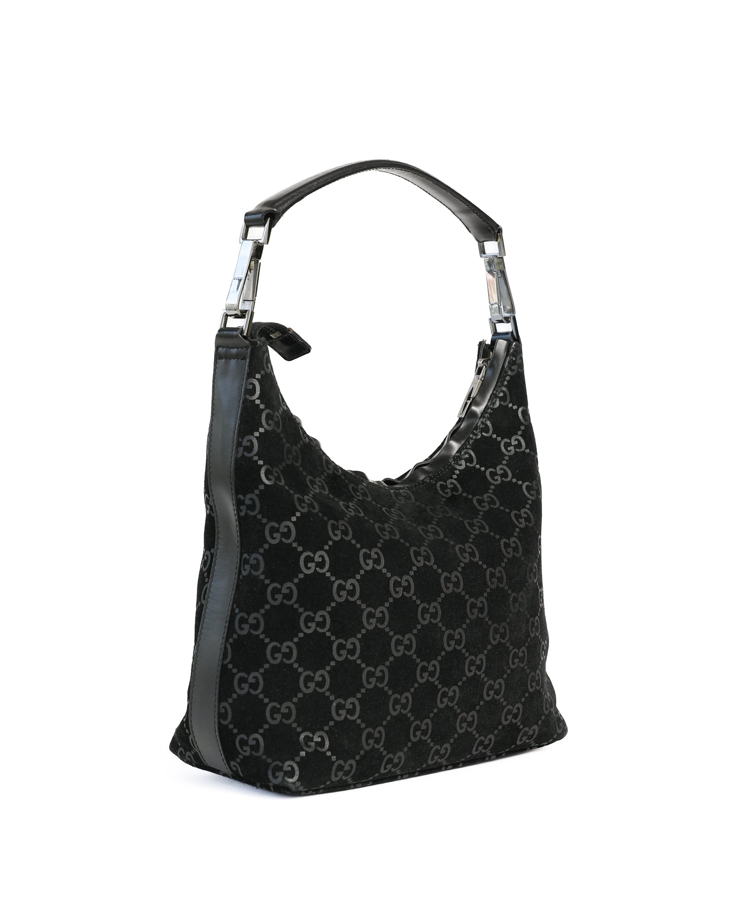 Gucci Tom Ford Hook Black Suede Bag