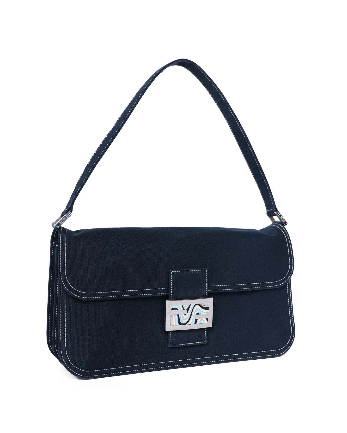 Fendi Denim Baguette