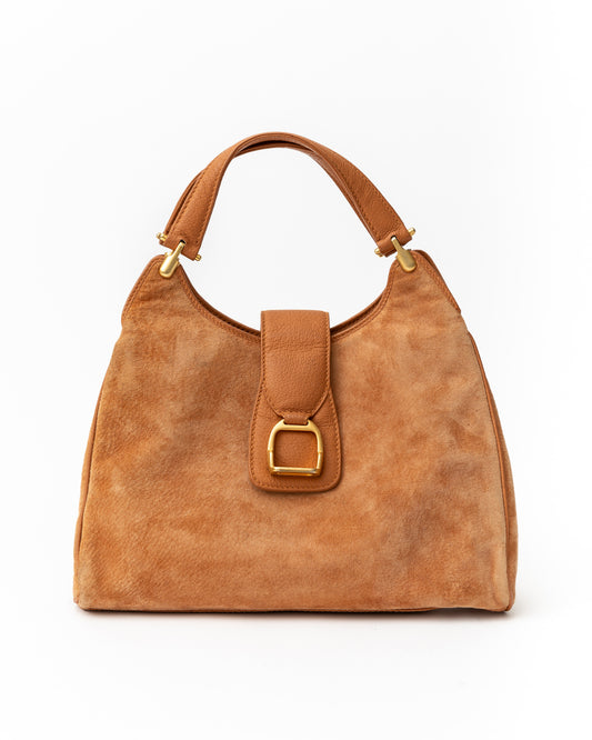 Gucci Tan Suede Hobo Bag